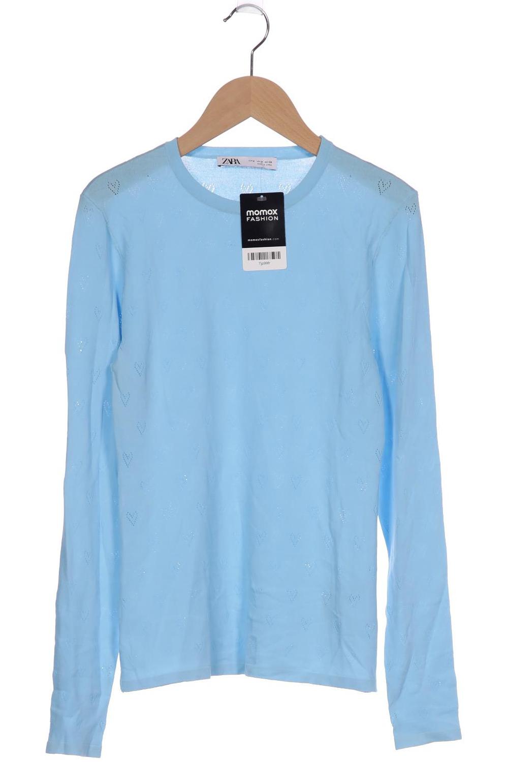 

ZARA Damen Langarmshirt, hellblau