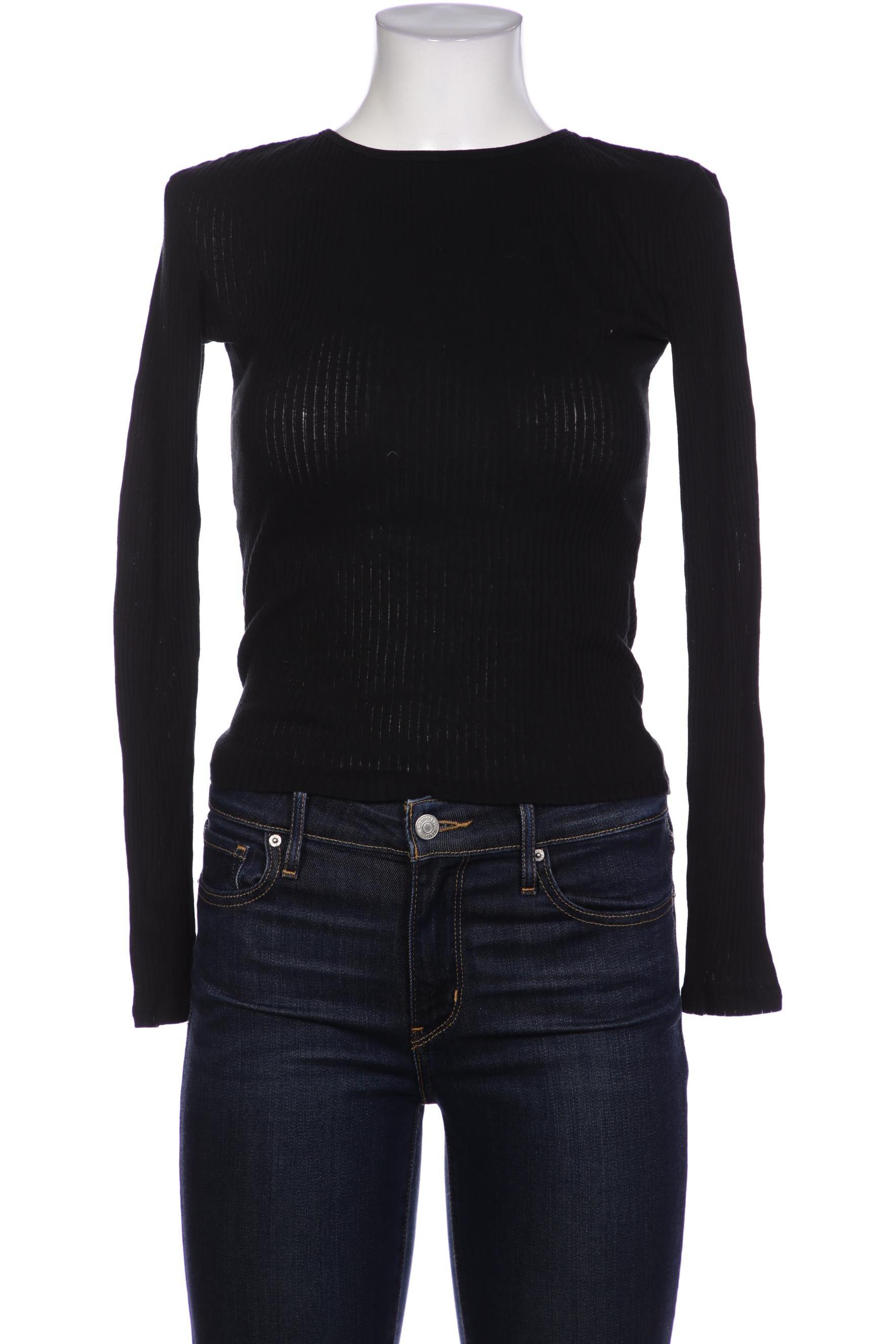 

Zara Damen Langarmshirt, schwarz, Gr. 38