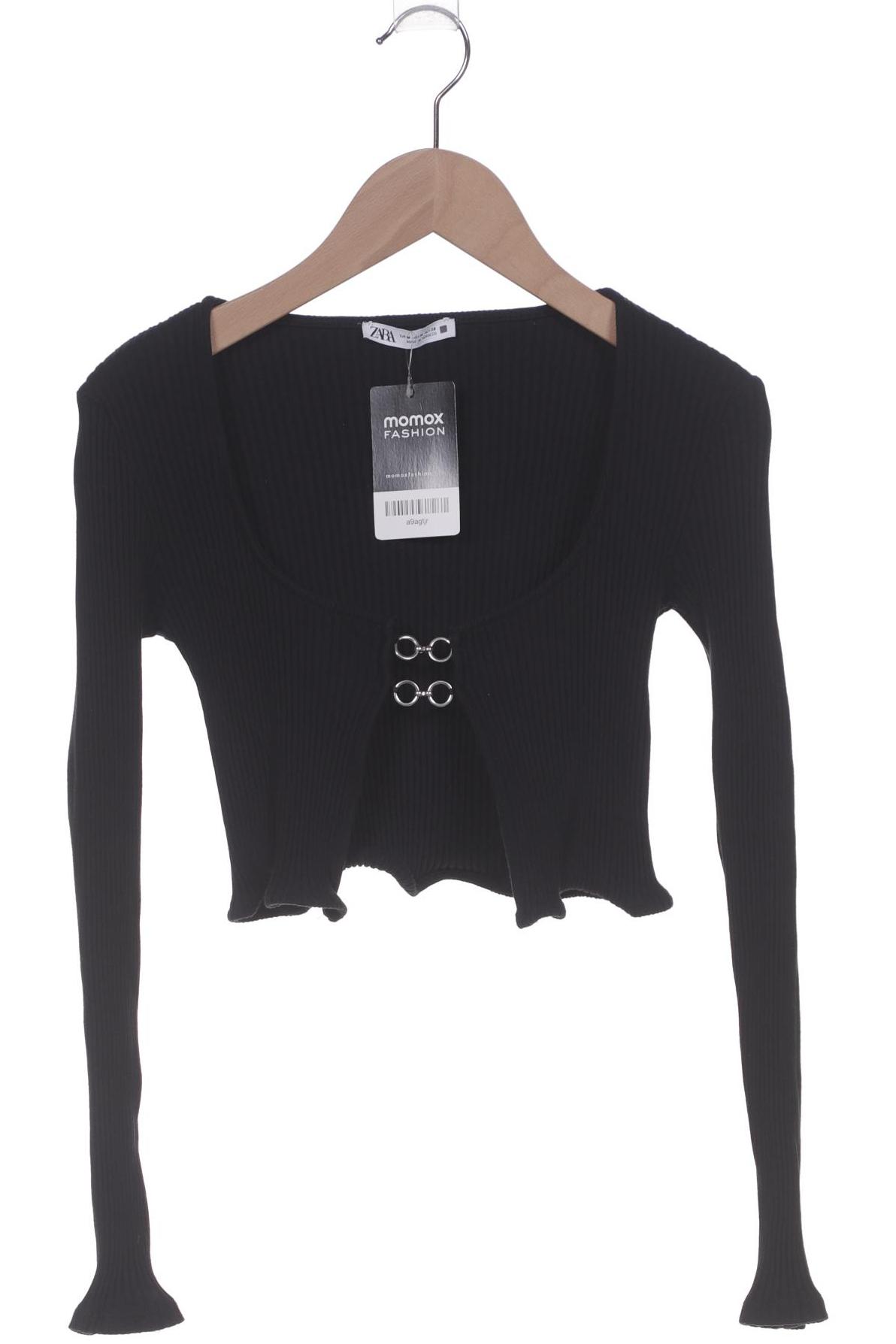 

Zara Damen Langarmshirt, schwarz, Gr. 38