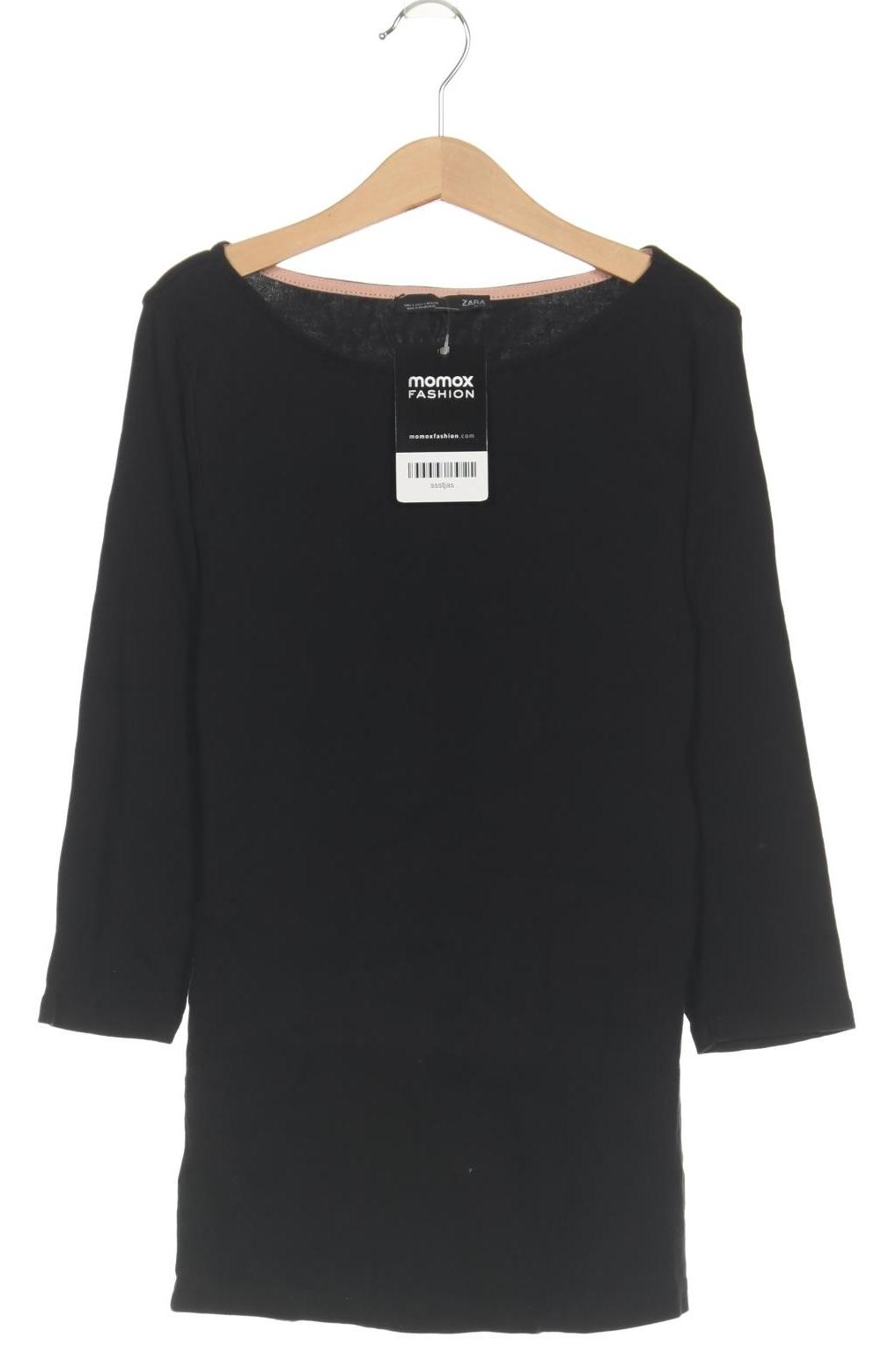 

Zara Damen Langarmshirt, schwarz, Gr. 36