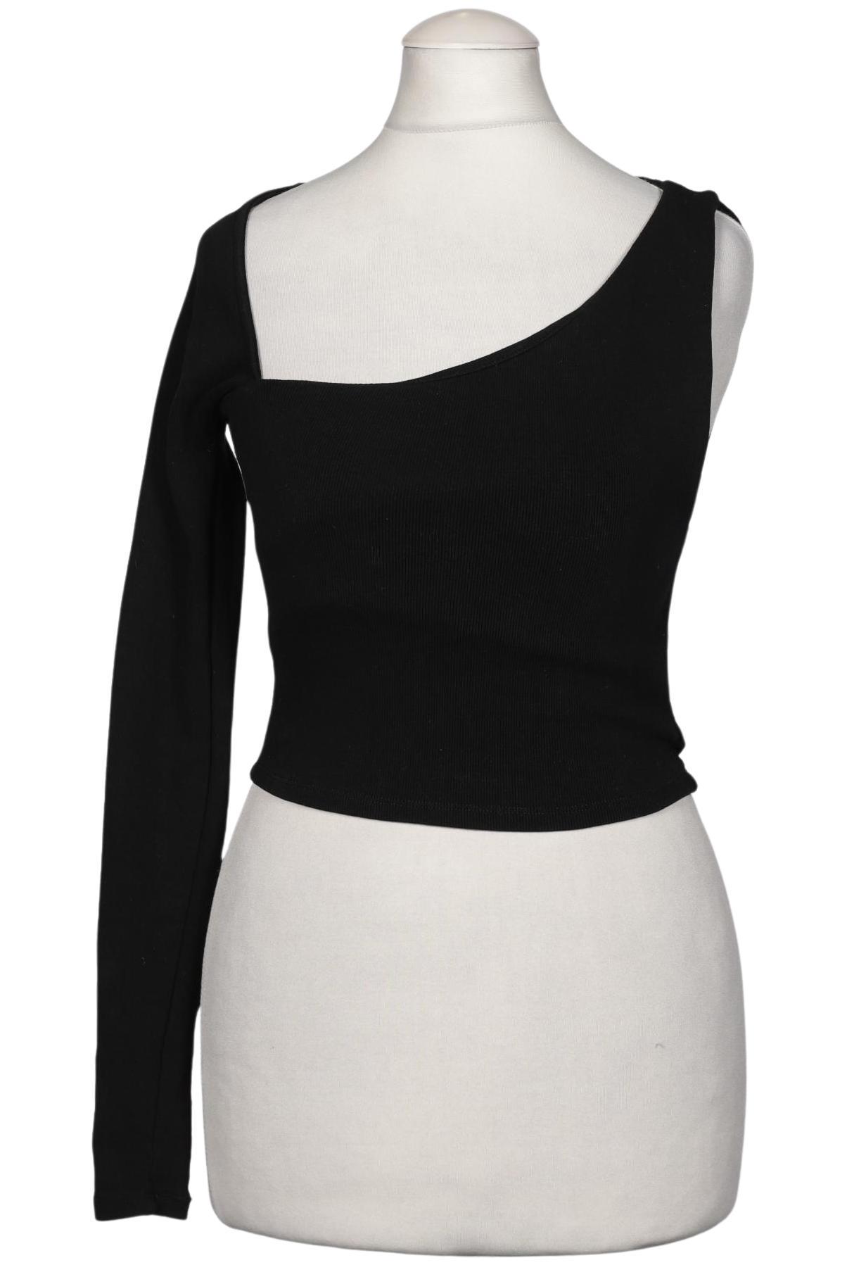 

Zara Damen Langarmshirt, schwarz, Gr. 38