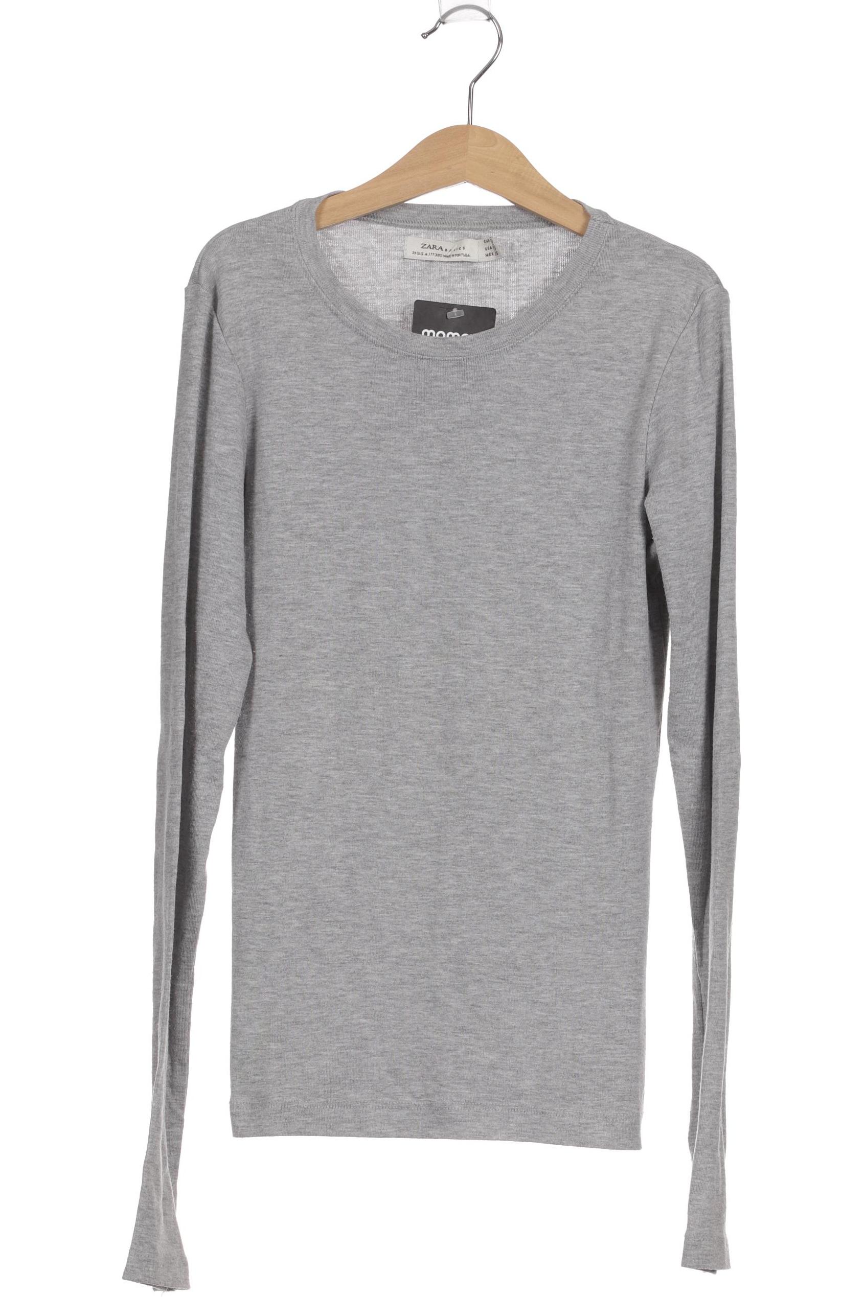 

Zara Damen Langarmshirt, grau, Gr.