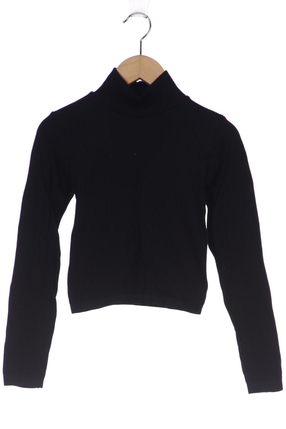 

Zara Damen Langarmshirt, marineblau, Gr. 34