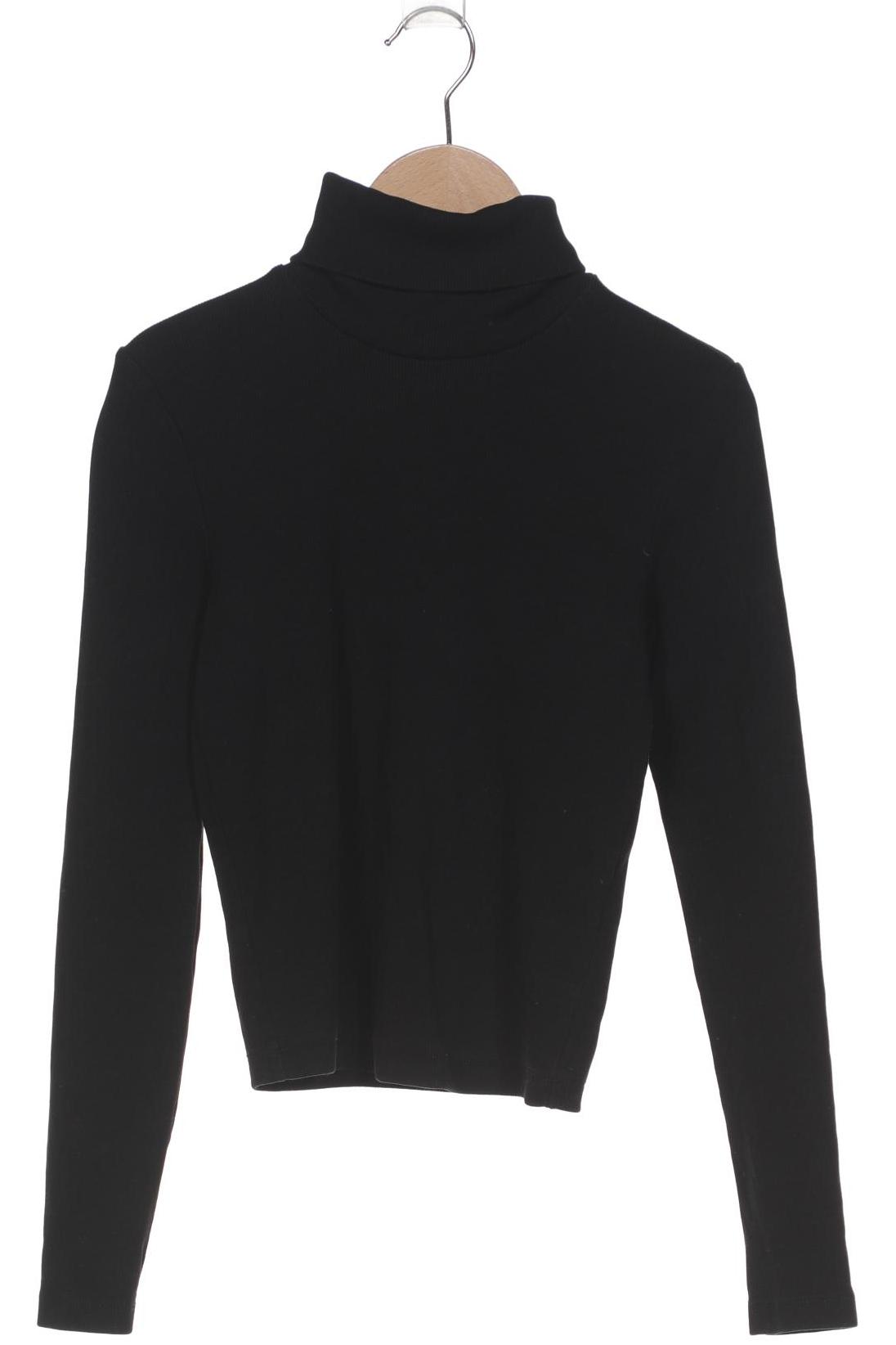 

Zara Damen Langarmshirt, schwarz, Gr. 38