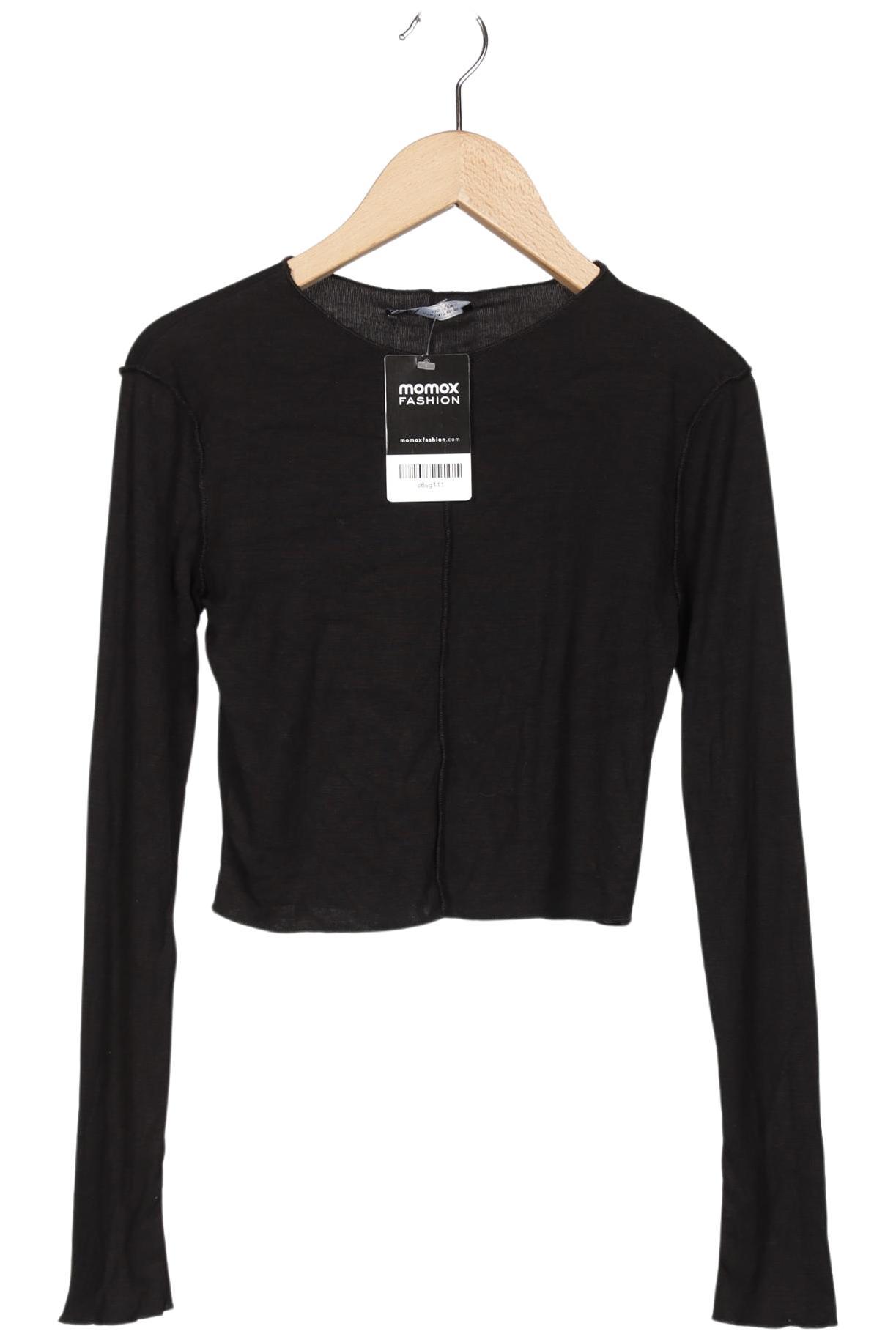 

Zara Damen Langarmshirt, schwarz, Gr. 38