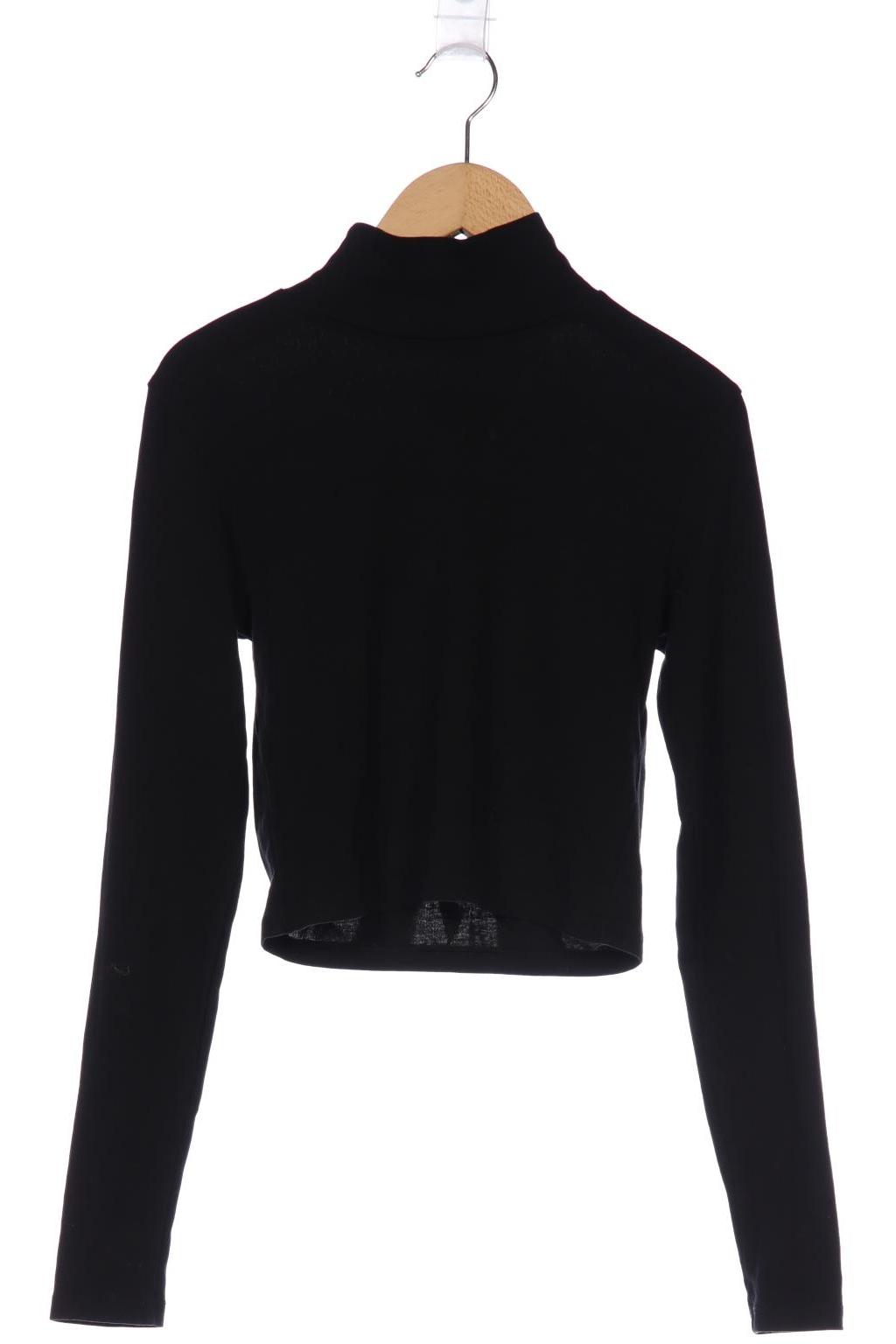 

Zara Damen Langarmshirt, schwarz, Gr. 36