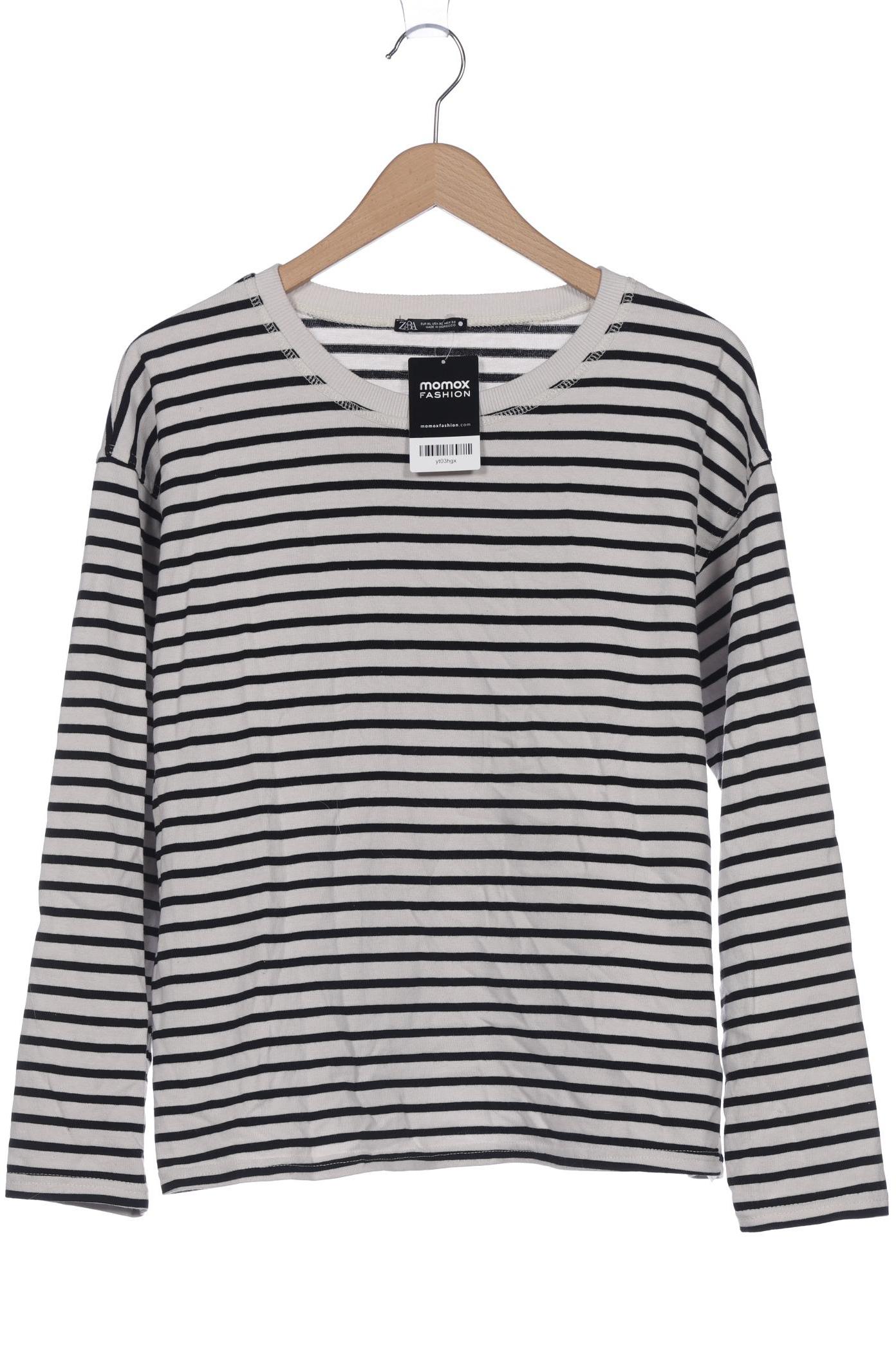 

ZARA Damen Langarmshirt, schwarz