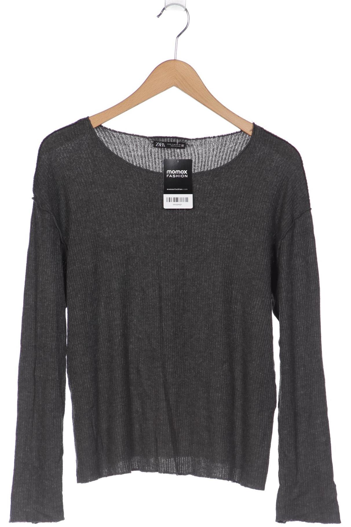 

ZARA Damen Langarmshirt, grau