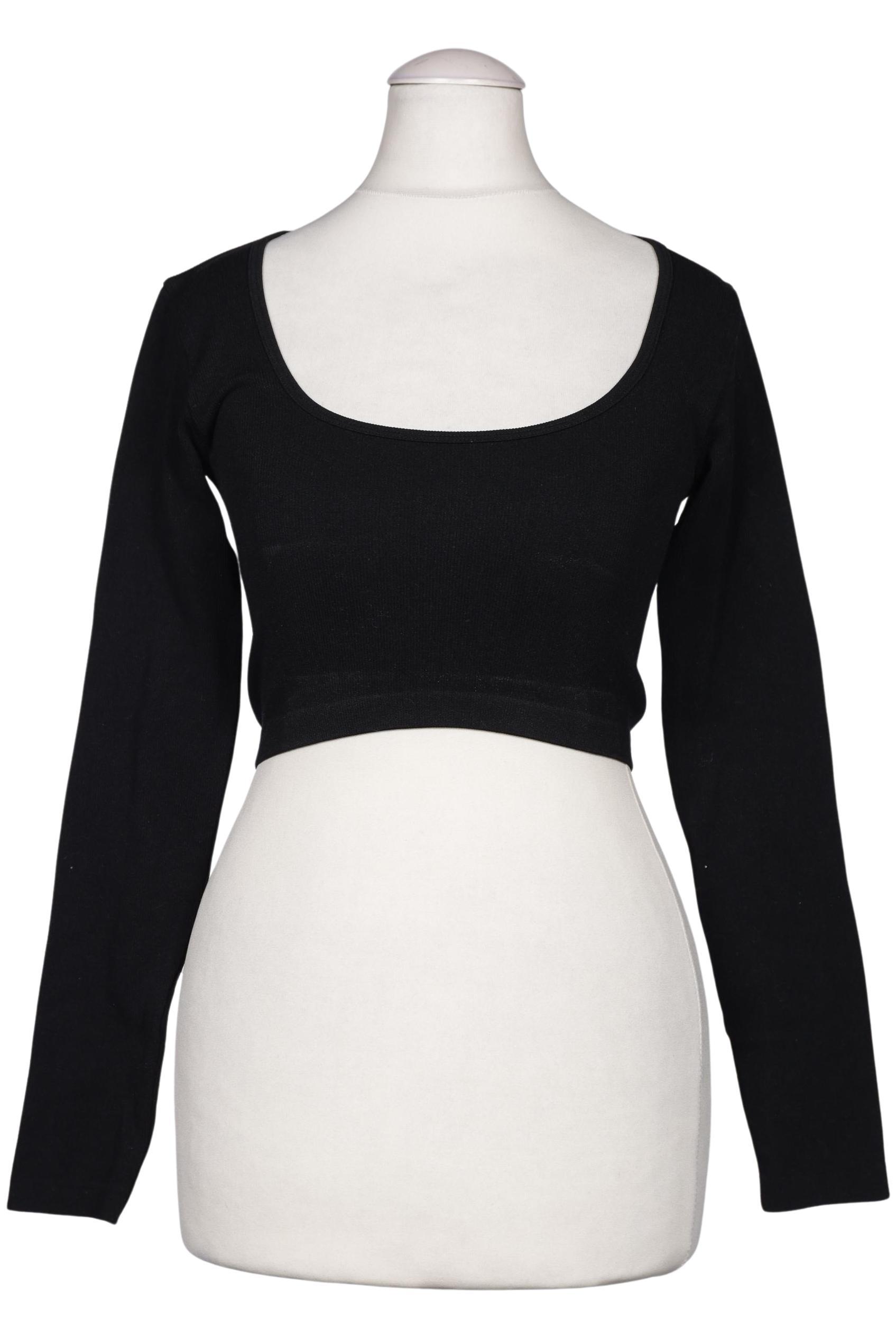 

Zara Damen Langarmshirt, schwarz, Gr. 34