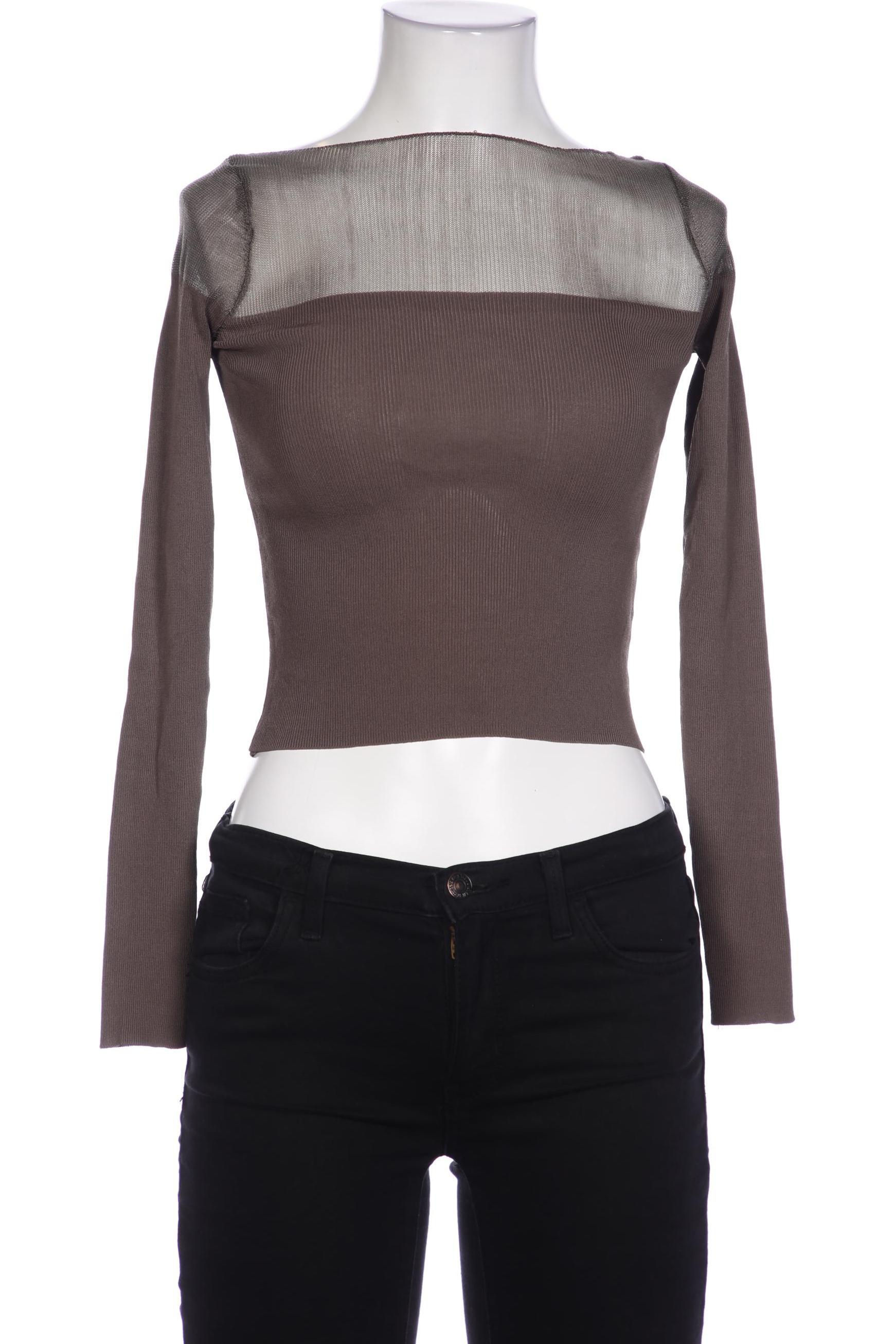 

ZARA Damen Langarmshirt, braun