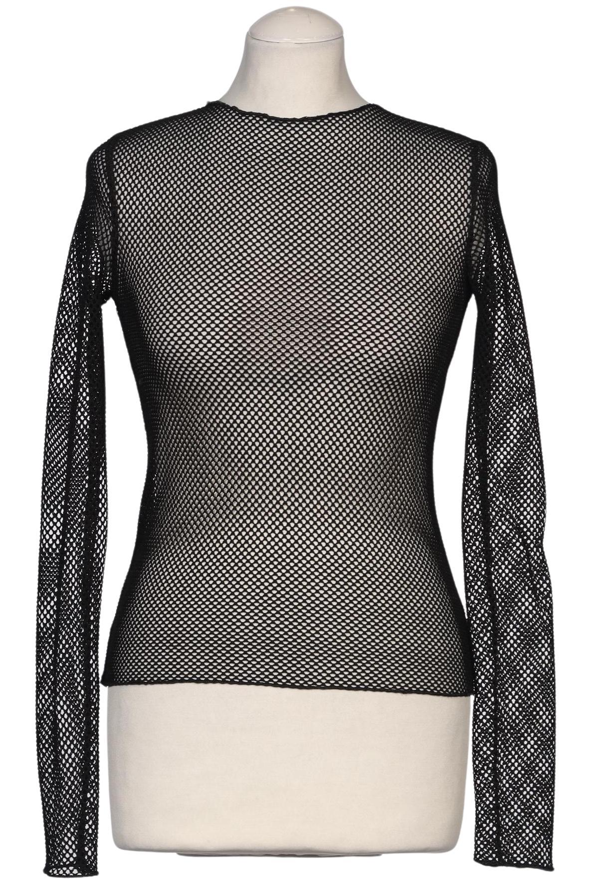 

Zara Damen Langarmshirt, schwarz, Gr. 36