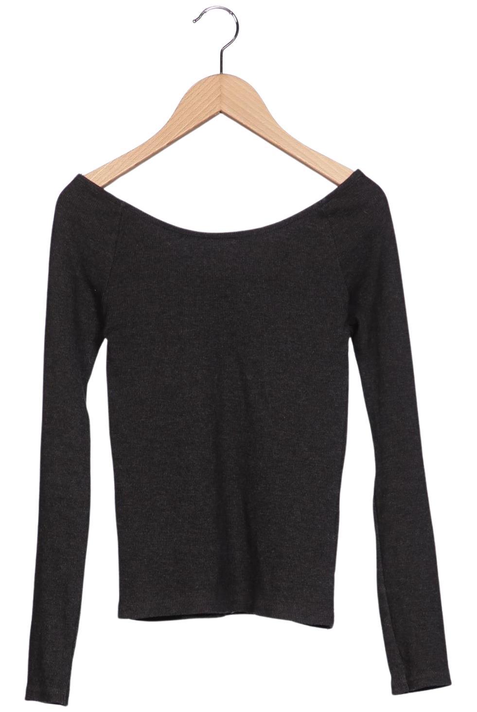 

Zara Damen Langarmshirt, grau, Gr. 36