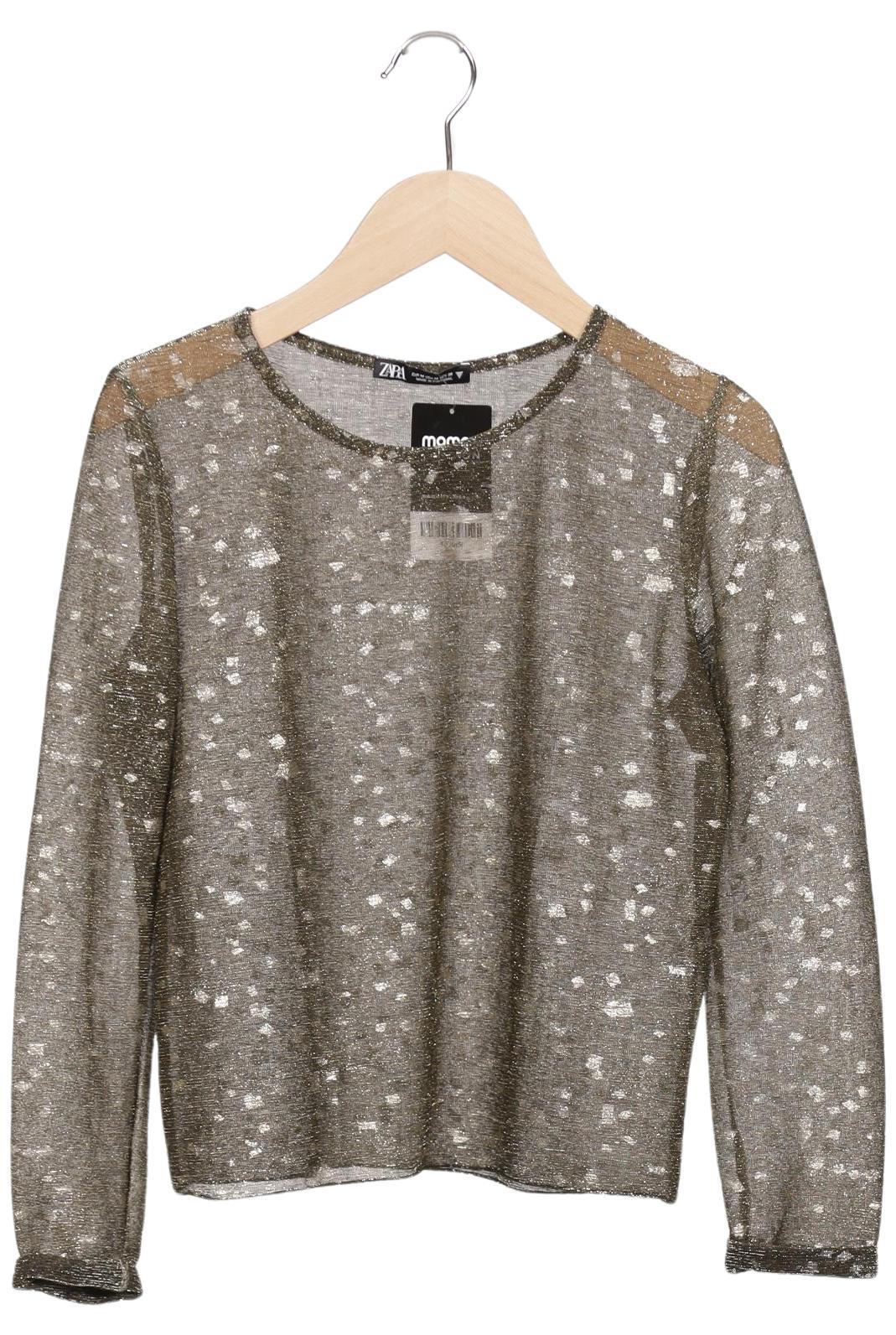 

Zara Damen Langarmshirt, mehrfarbig, Gr. 38