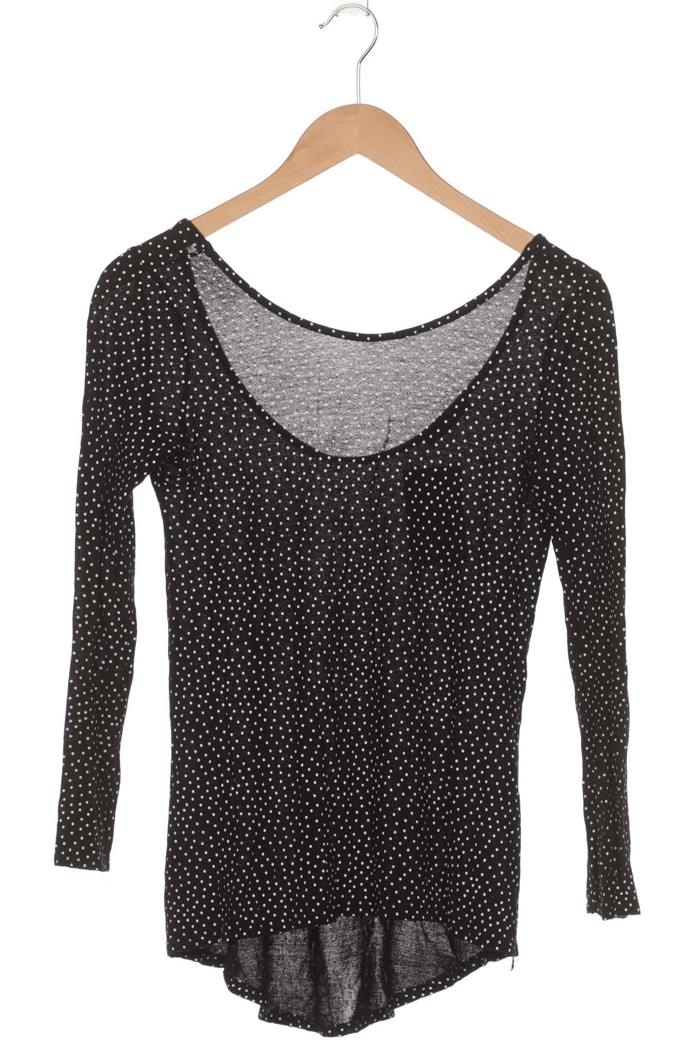 

Zara Damen Langarmshirt, schwarz, Gr. 36