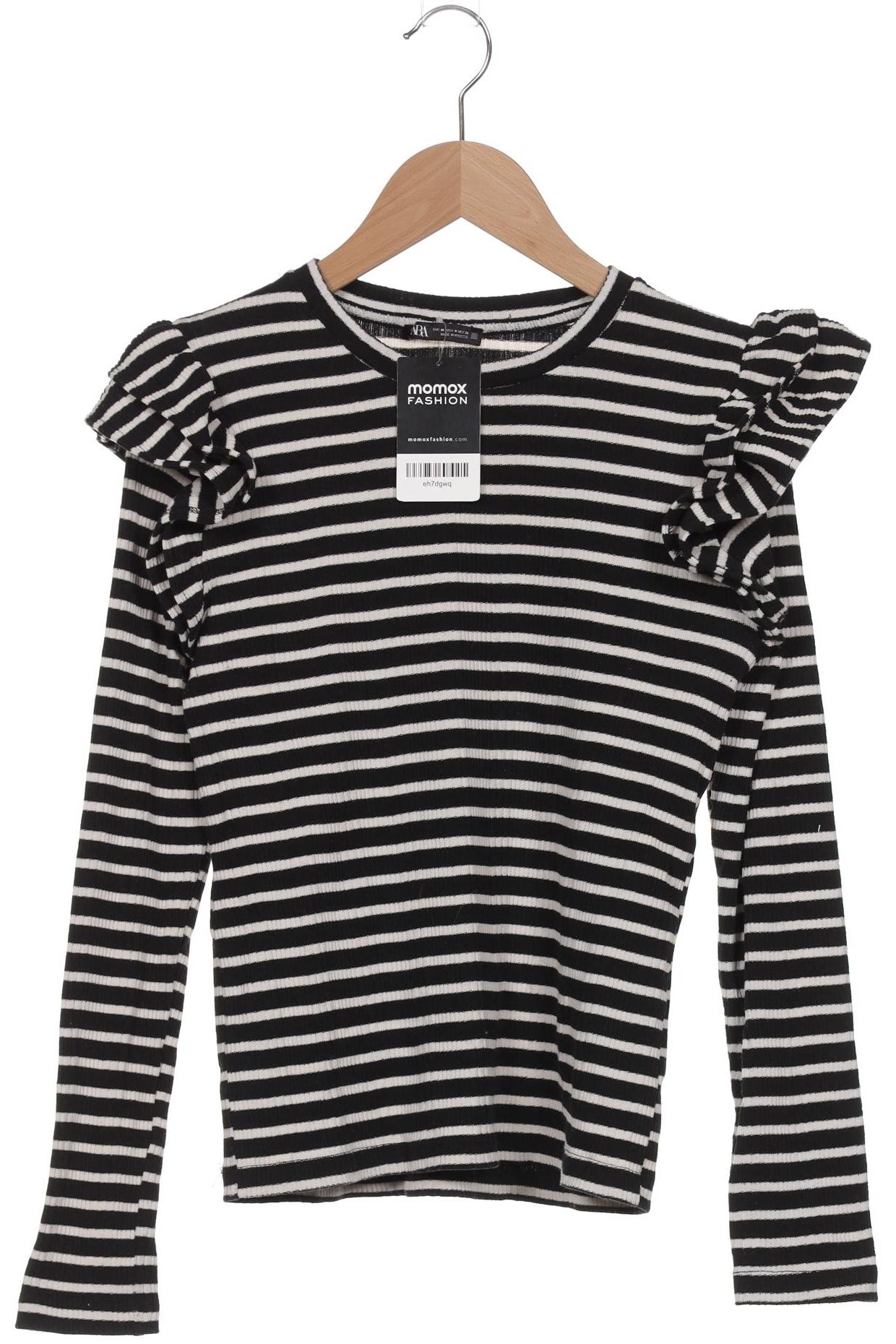 

Zara Damen Langarmshirt, schwarz, Gr. 38