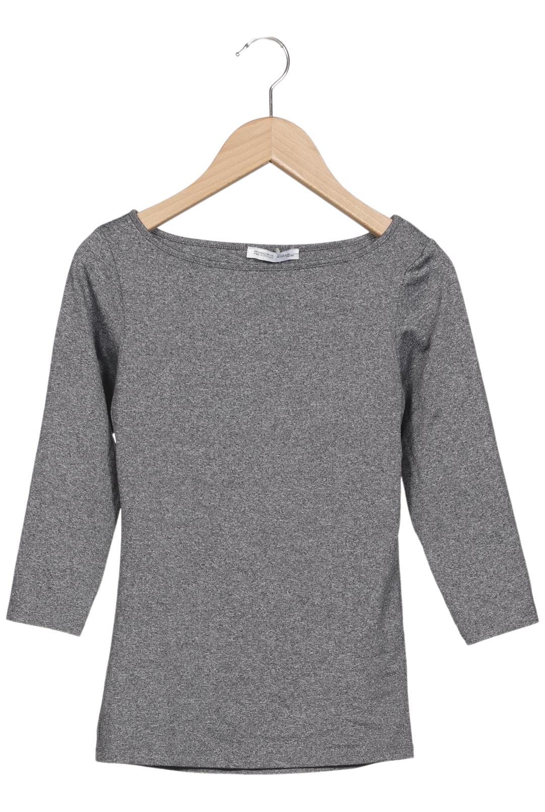 

Zara Damen Langarmshirt, grau, Gr. 36