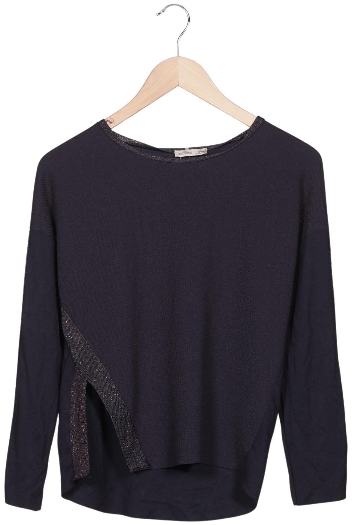 

Zara Damen Langarmshirt, marineblau, Gr. 36