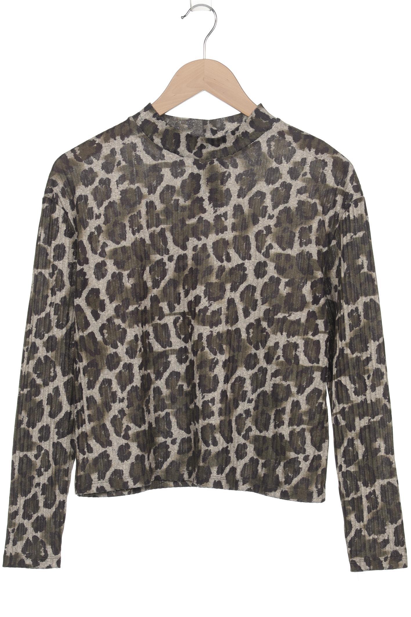 

Zara Damen Langarmshirt, grün, Gr. 36