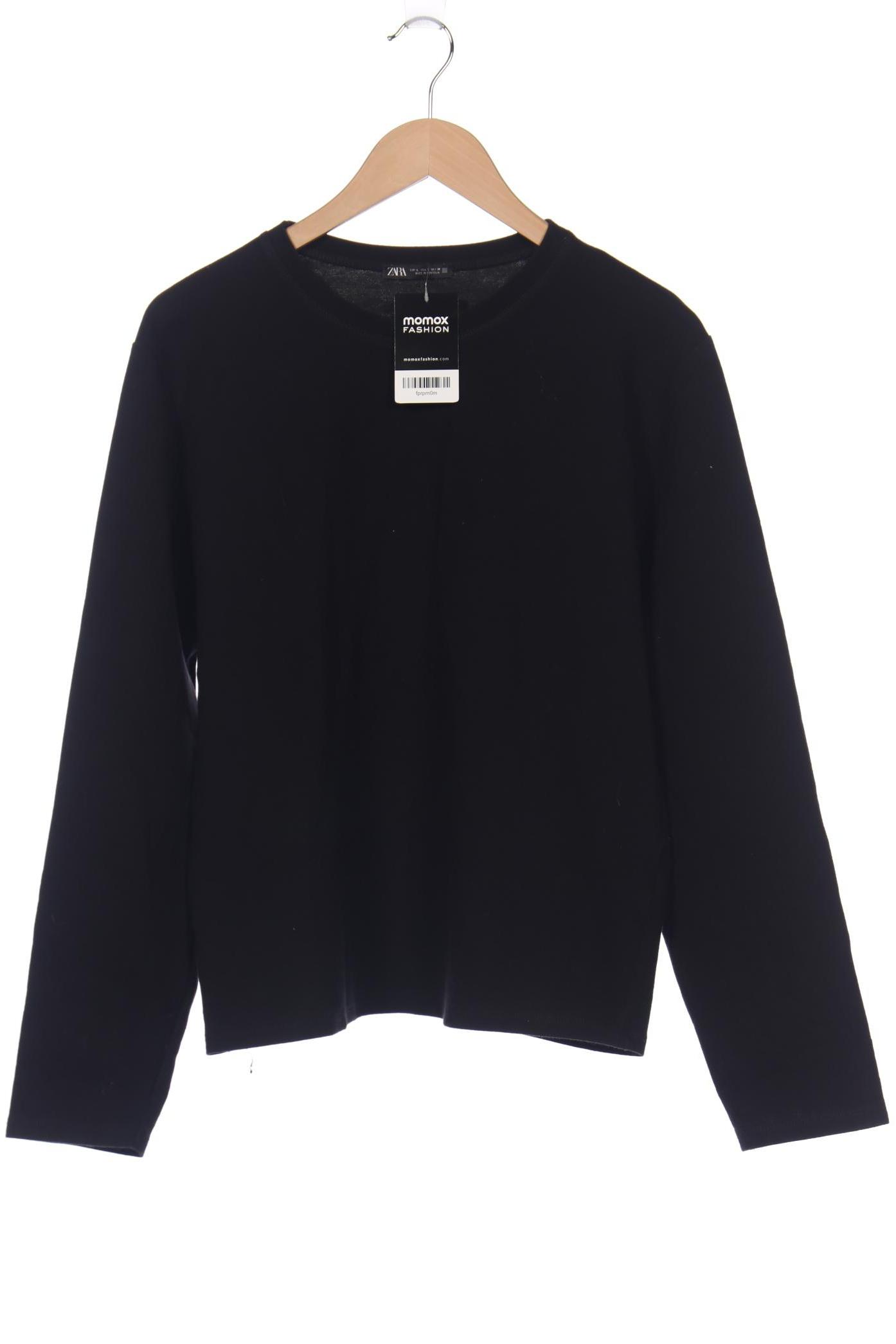 

ZARA Damen Langarmshirt, schwarz