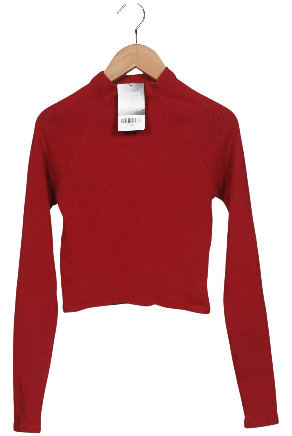 

Zara Damen Langarmshirt, rot, Gr. 42