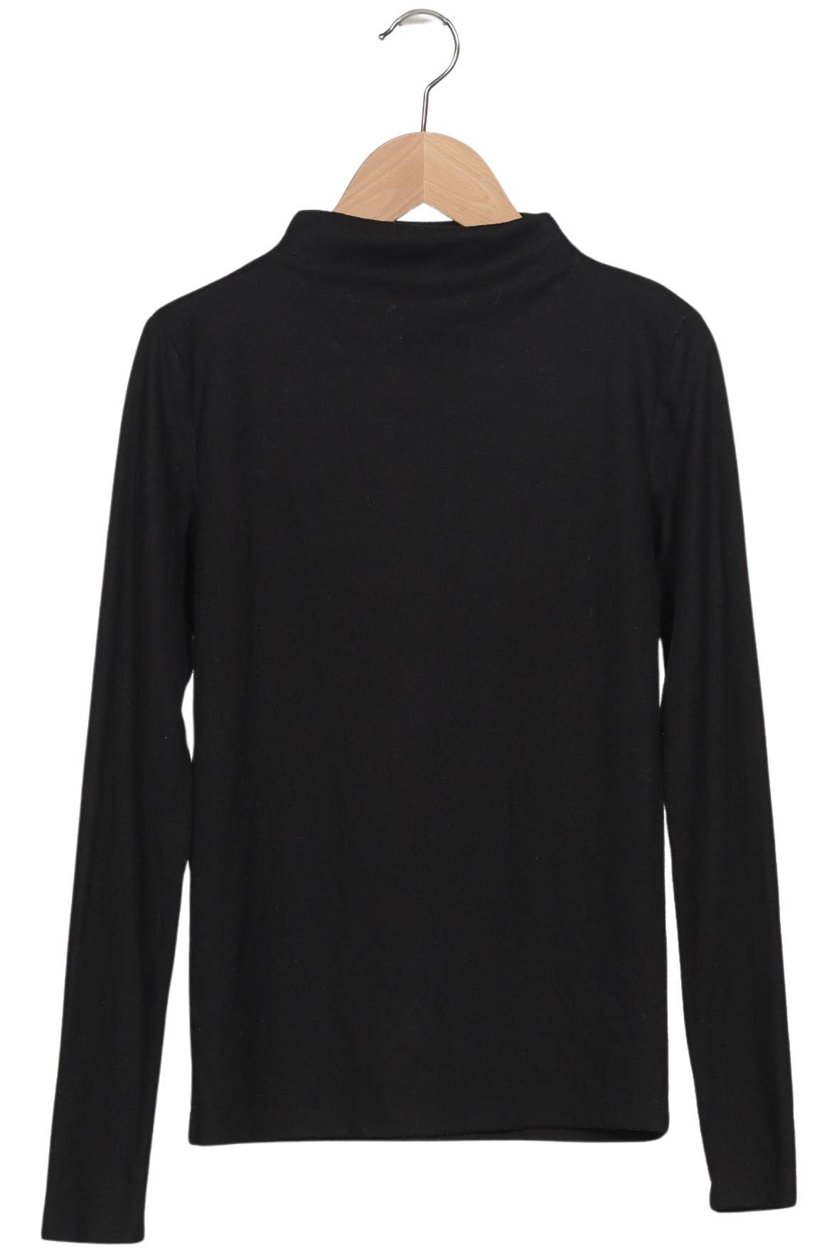 

Zara Damen Langarmshirt, schwarz, Gr. 36