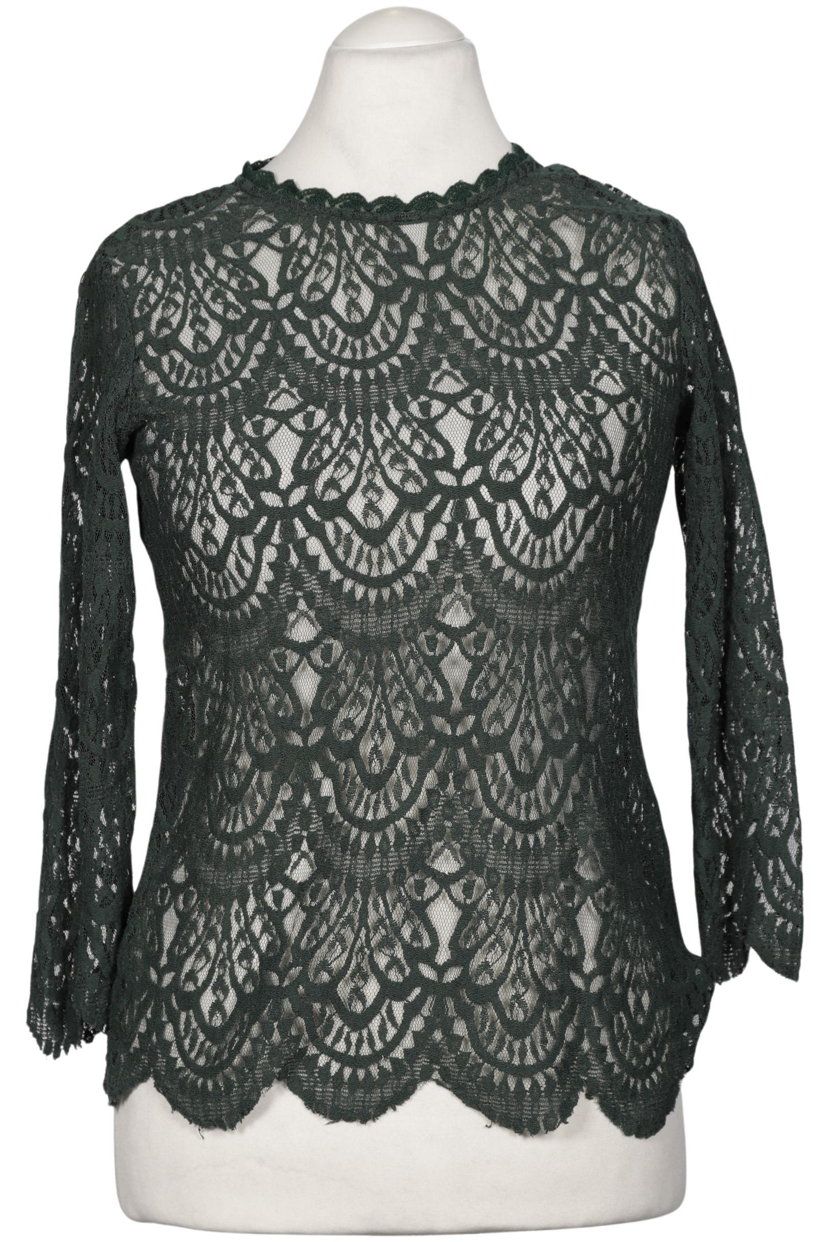 

Zara Damen Langarmshirt, grün, Gr. 38