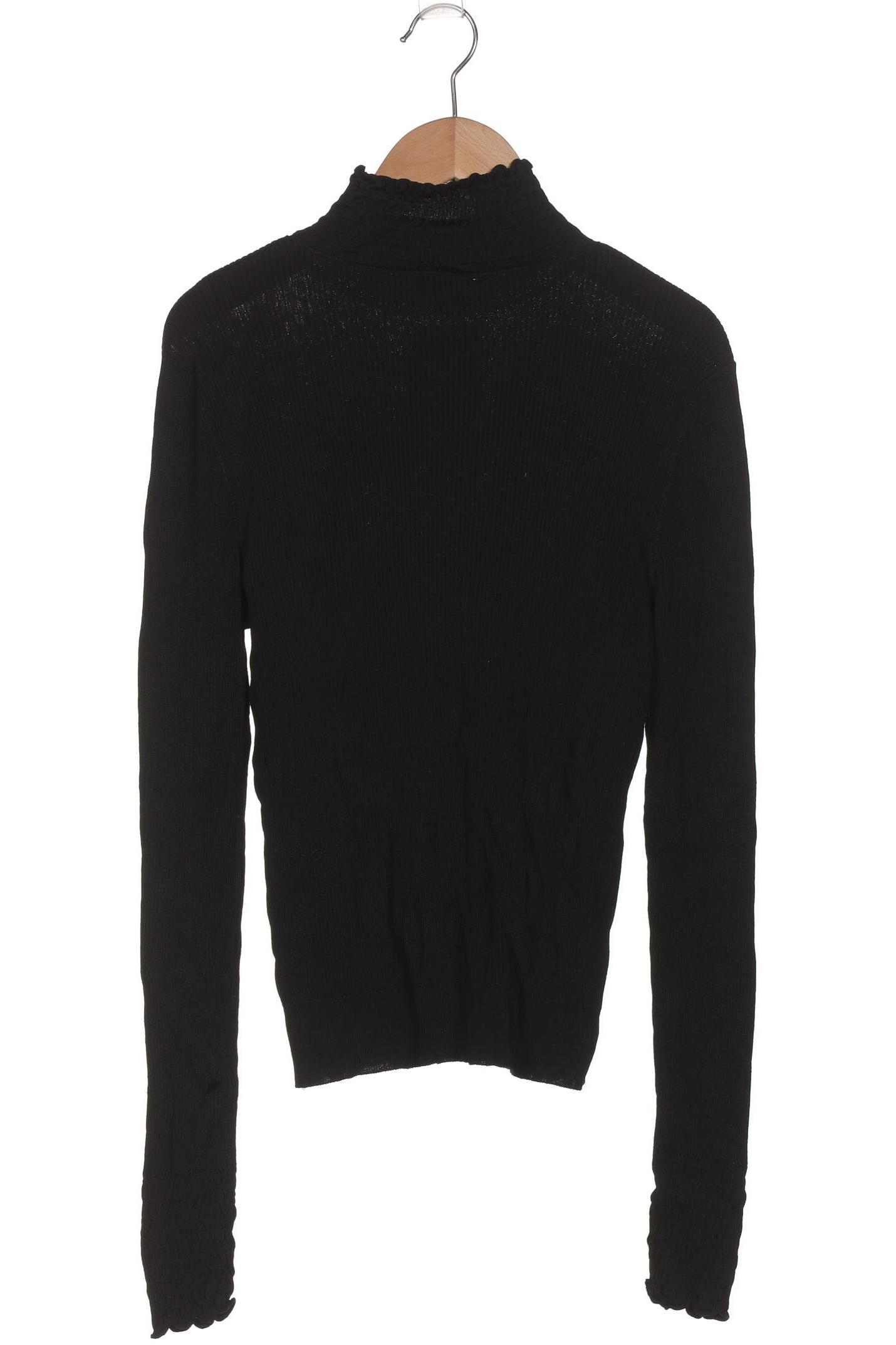 

Zara Damen Langarmshirt, schwarz, Gr. 38