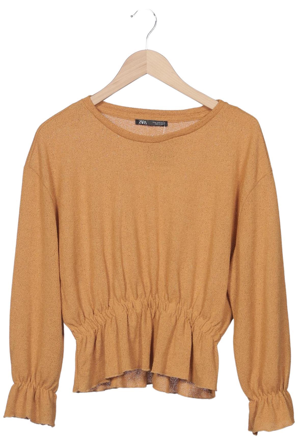 

Zara Damen Langarmshirt, orange, Gr. 38