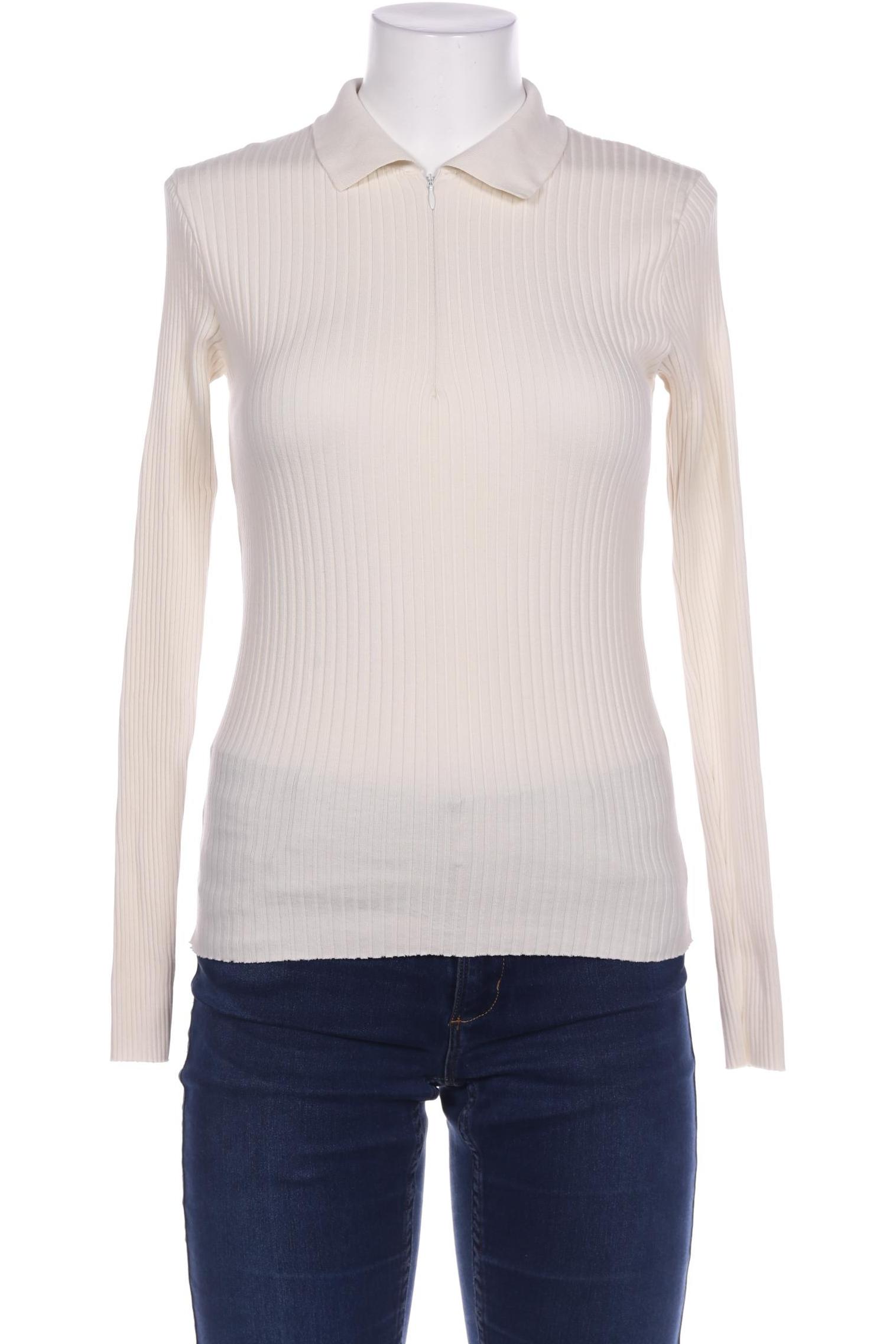 

Zara Damen Langarmshirt, cremeweiß, Gr. 42