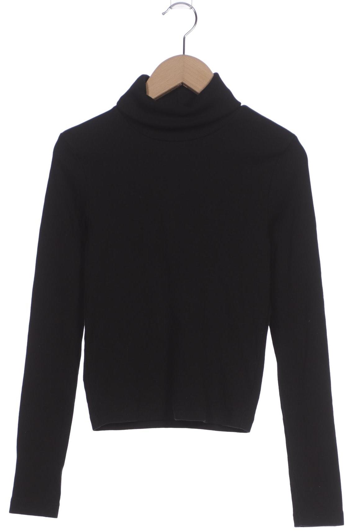 

Zara Damen Langarmshirt, schwarz, Gr. 36