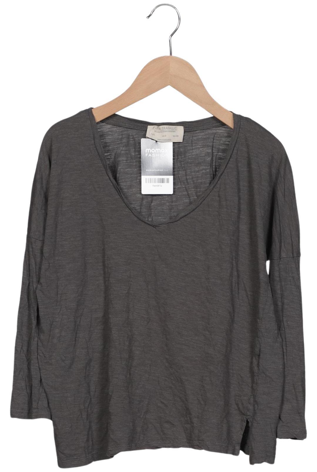 

Zara Damen Langarmshirt, grau, Gr. 36