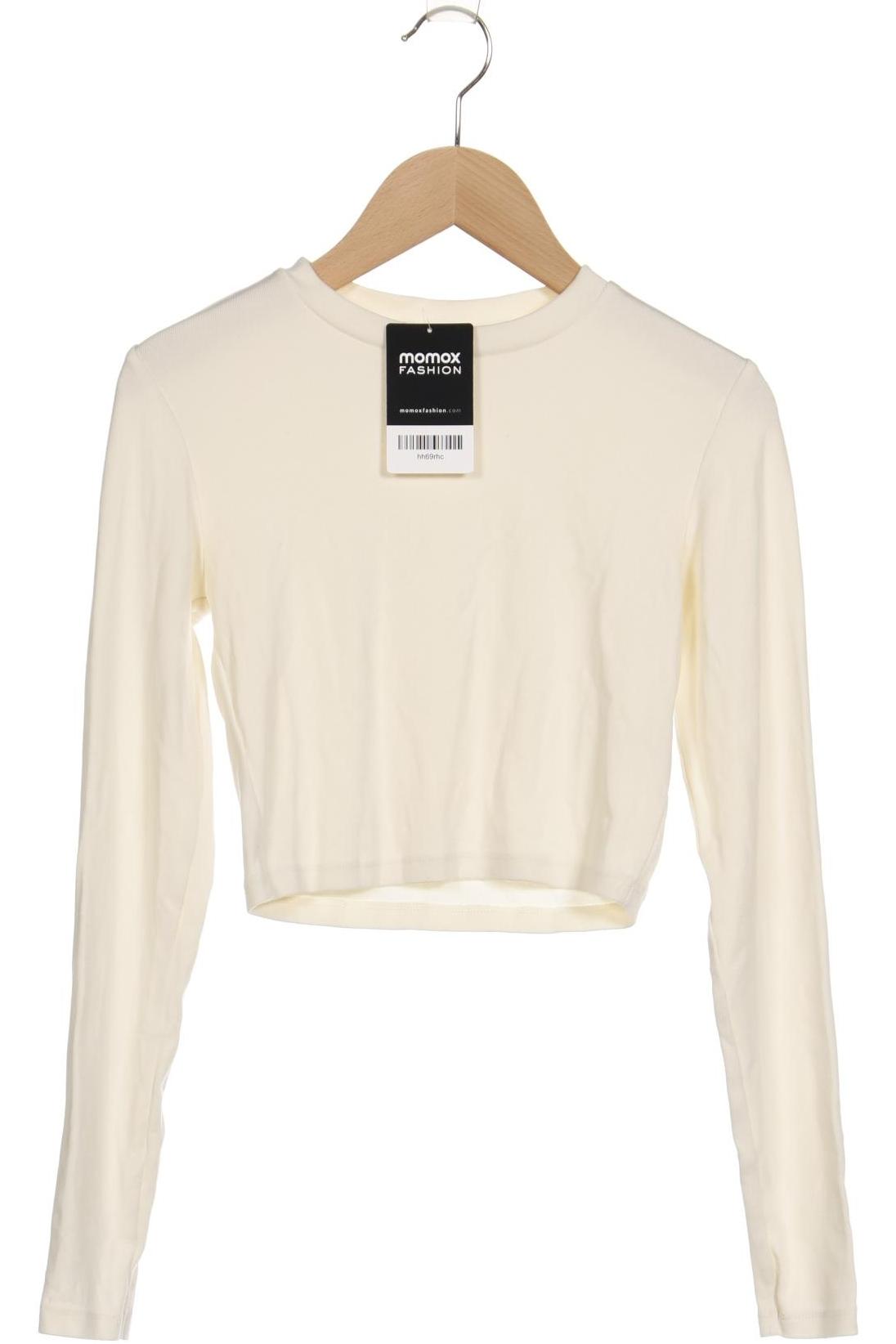

Zara Damen Langarmshirt, cremeweiß, Gr. 38