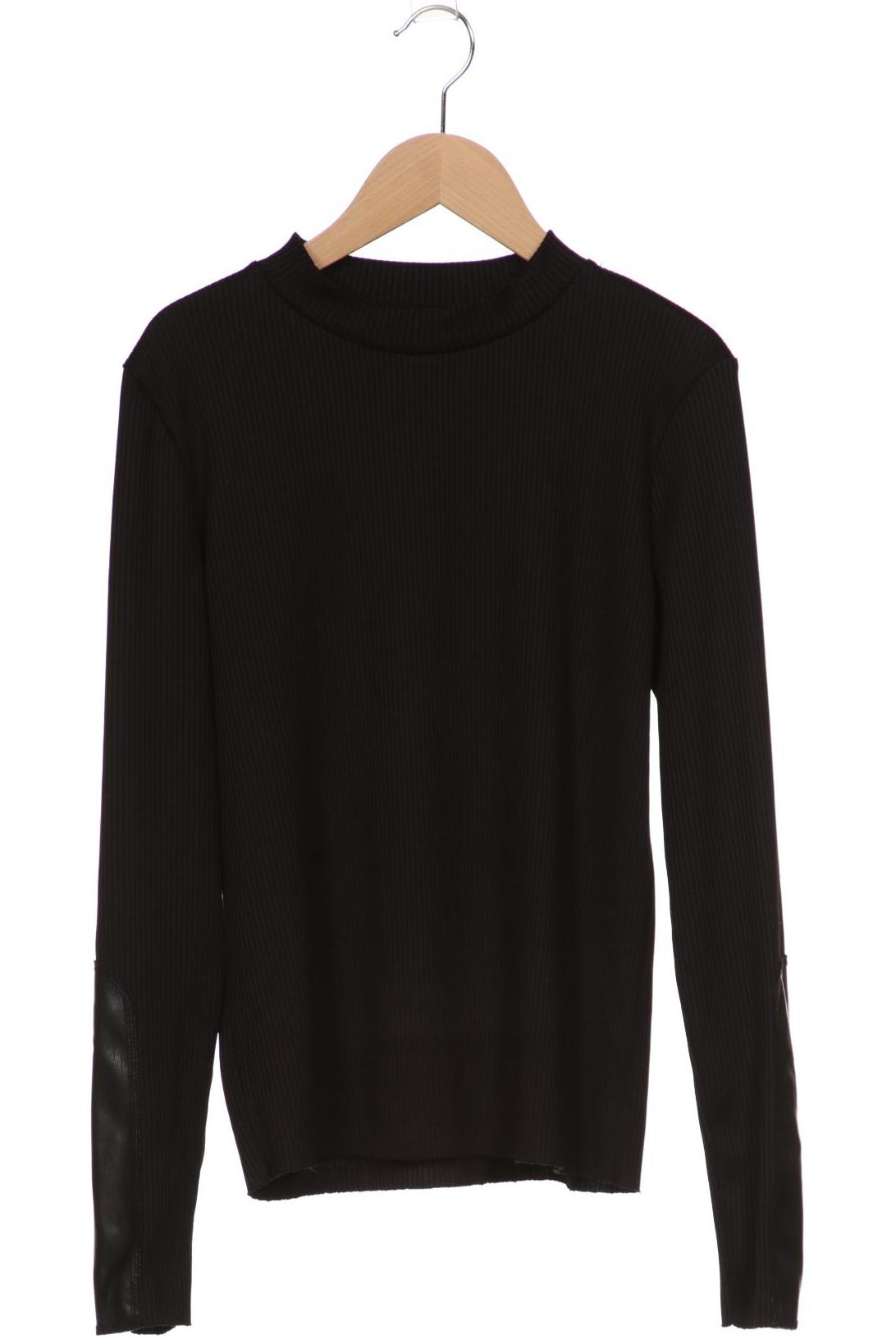 

ZARA Damen Langarmshirt, schwarz