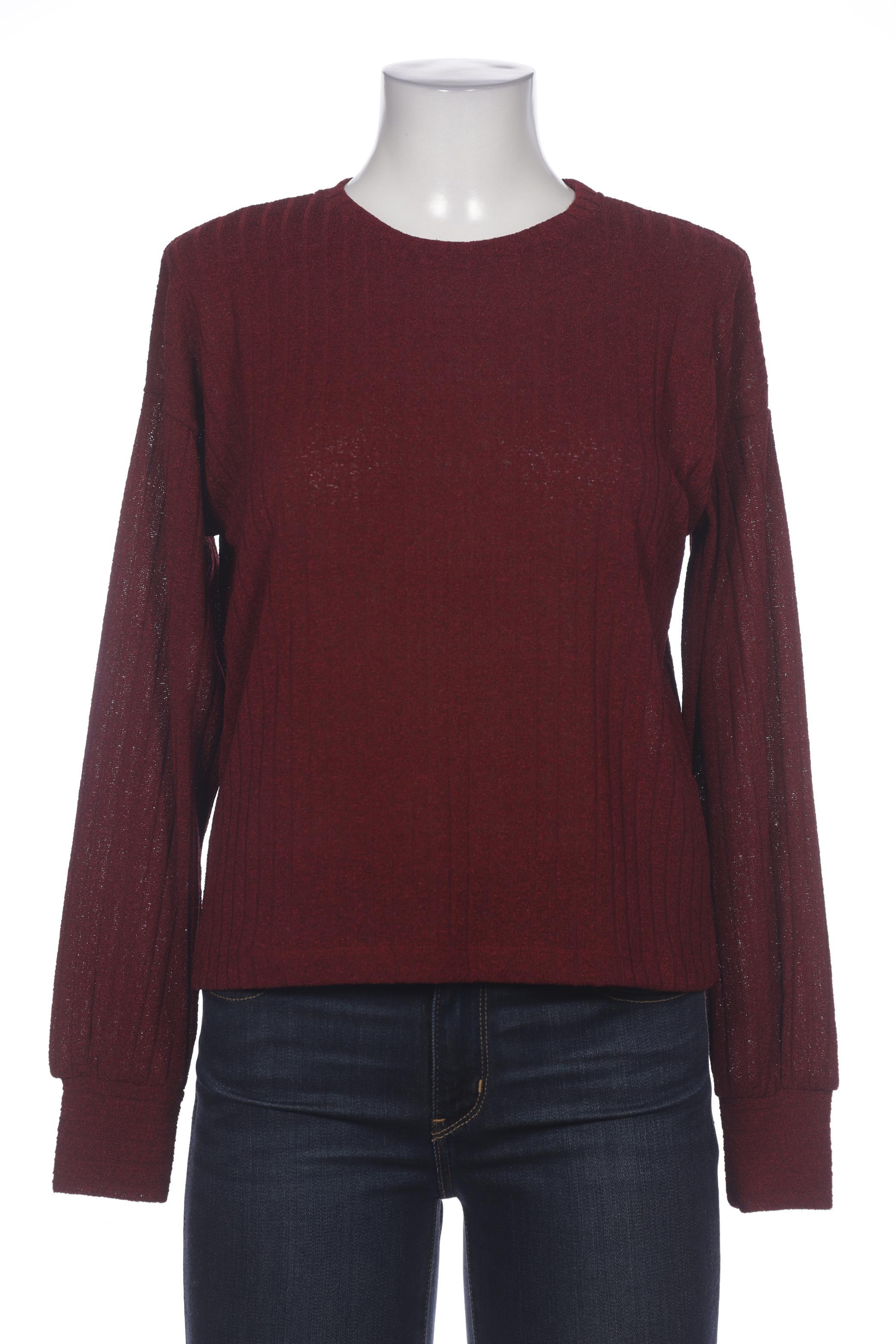 

Zara Damen Langarmshirt, bordeaux, Gr. 36