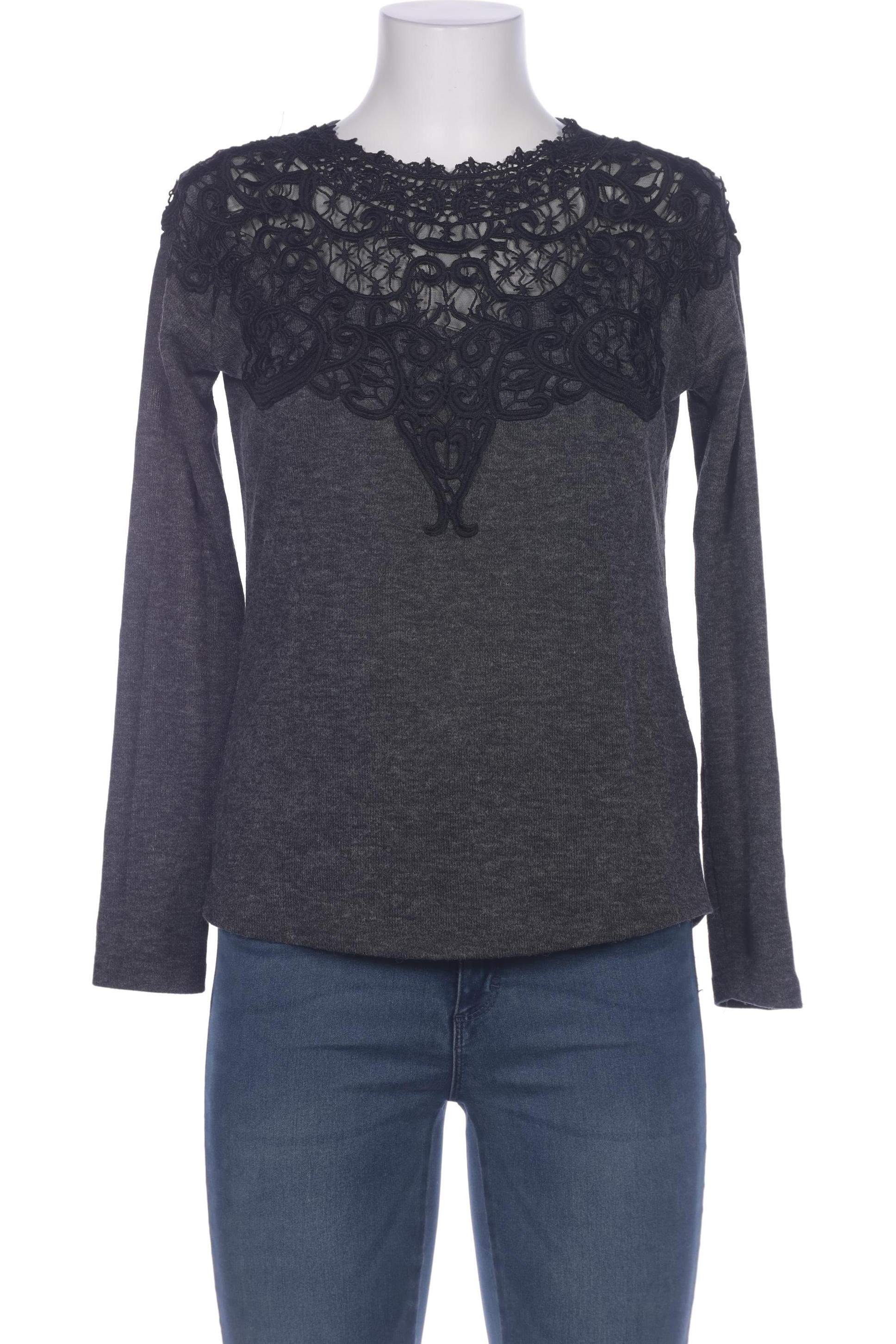 

Zara Damen Langarmshirt, grau, Gr. 36