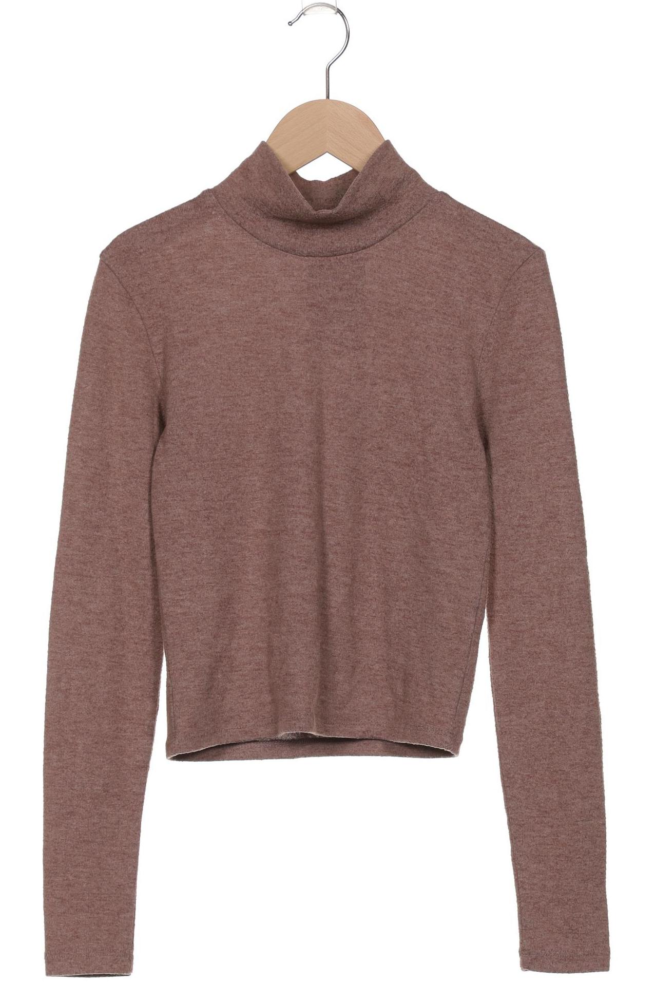 

Zara Damen Langarmshirt, braun, Gr. 36