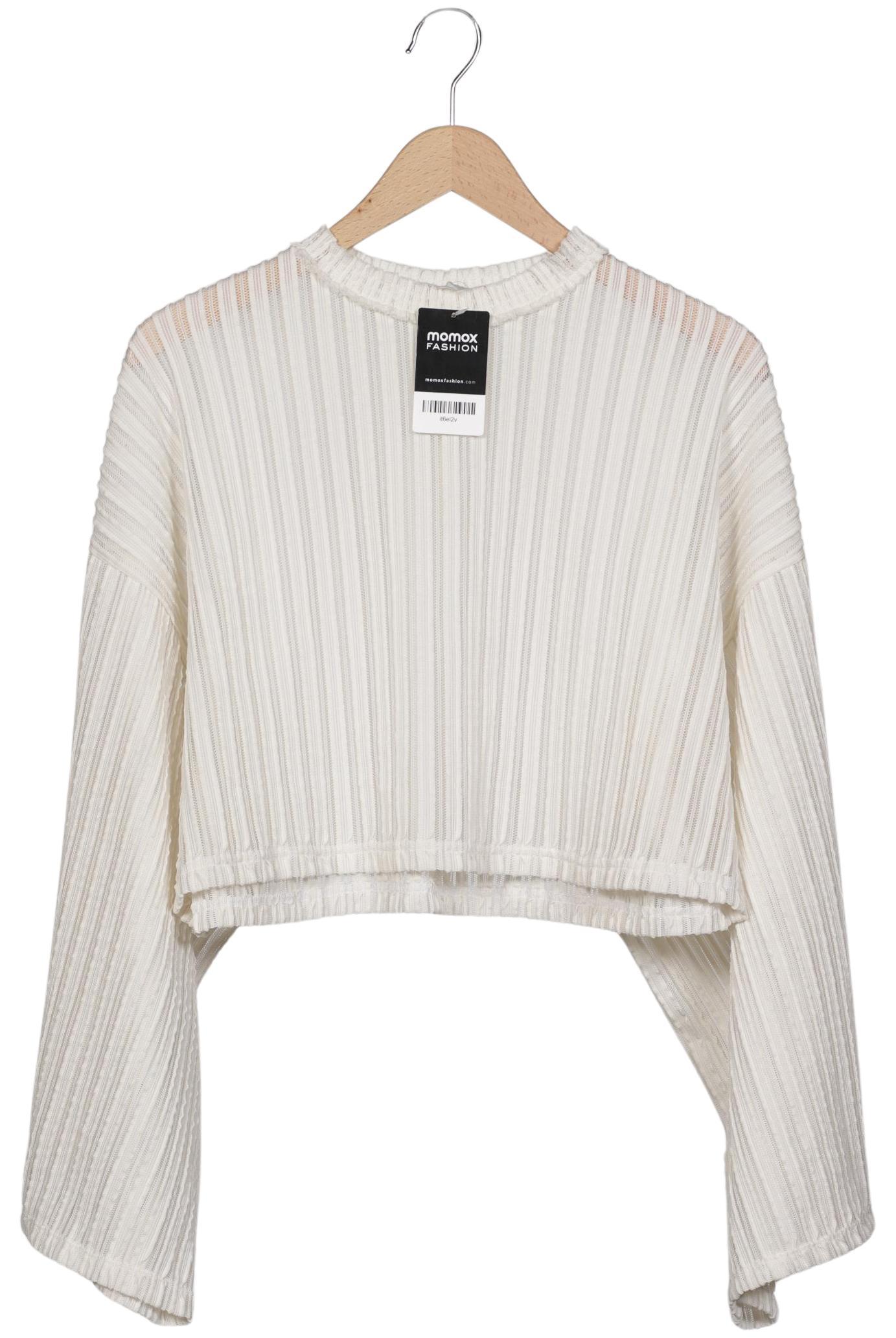 

Zara Damen Langarmshirt, cremeweiß, Gr. 38