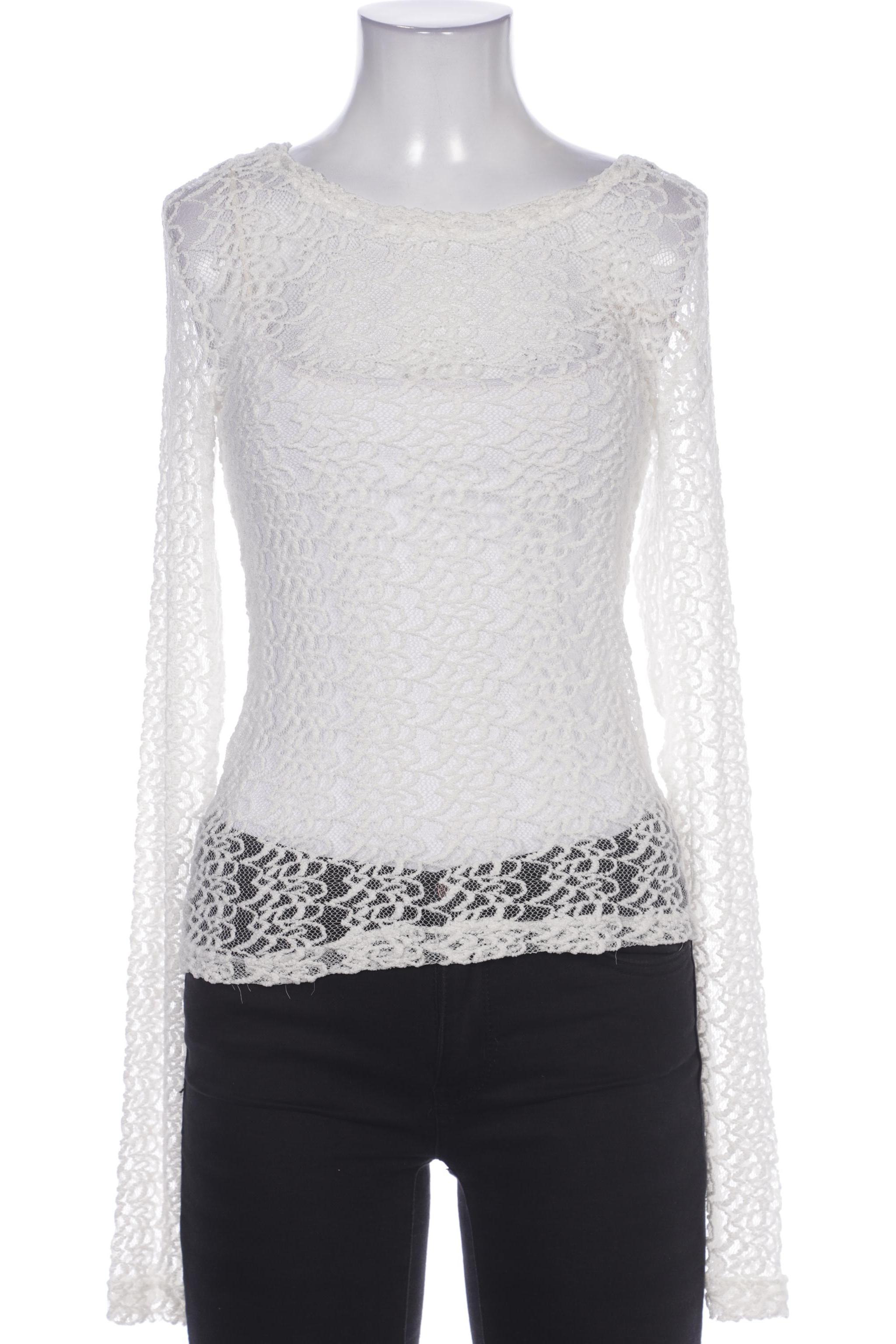 

Zara Damen Langarmshirt, cremeweiß, Gr. 36