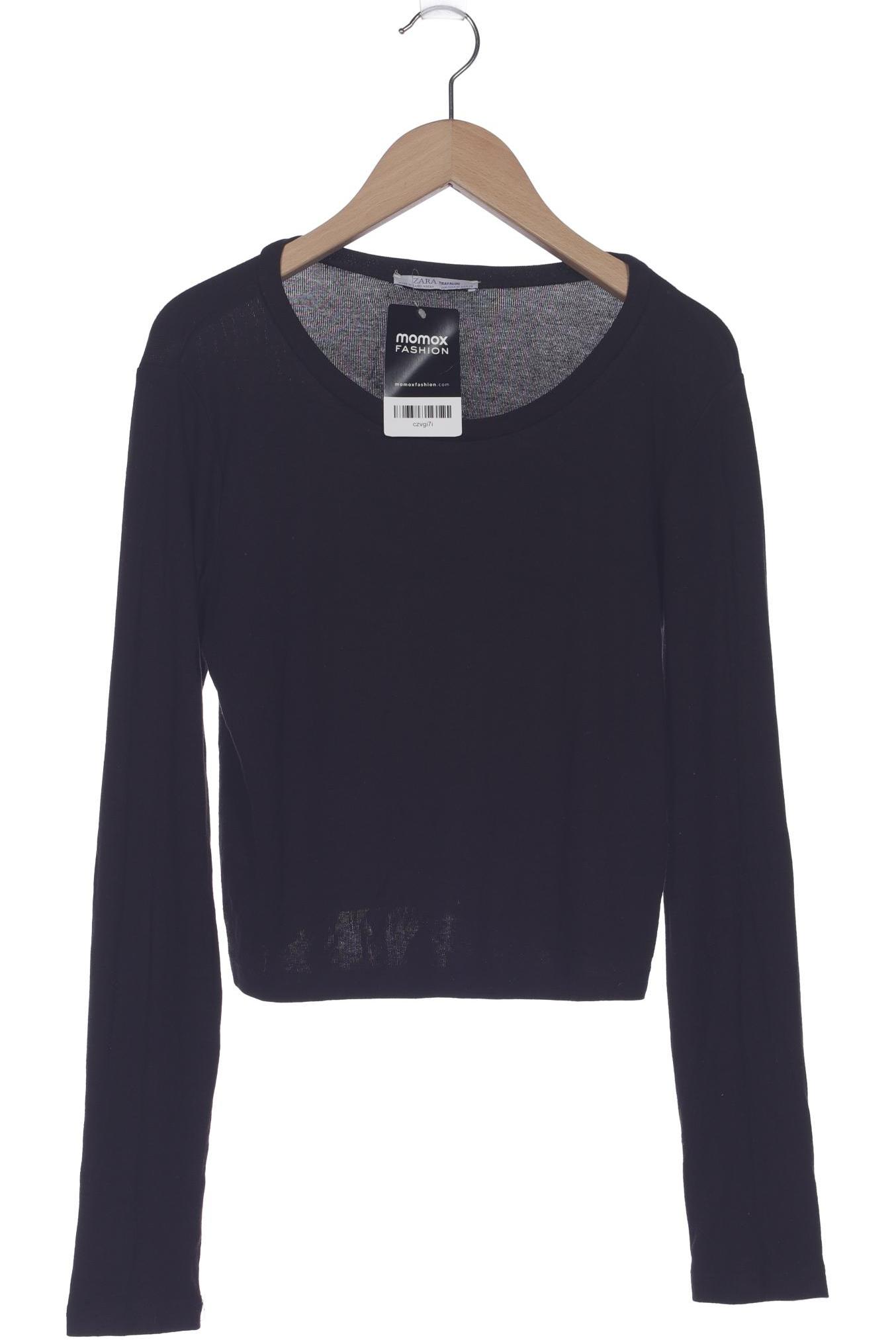 

ZARA Damen Langarmshirt, schwarz