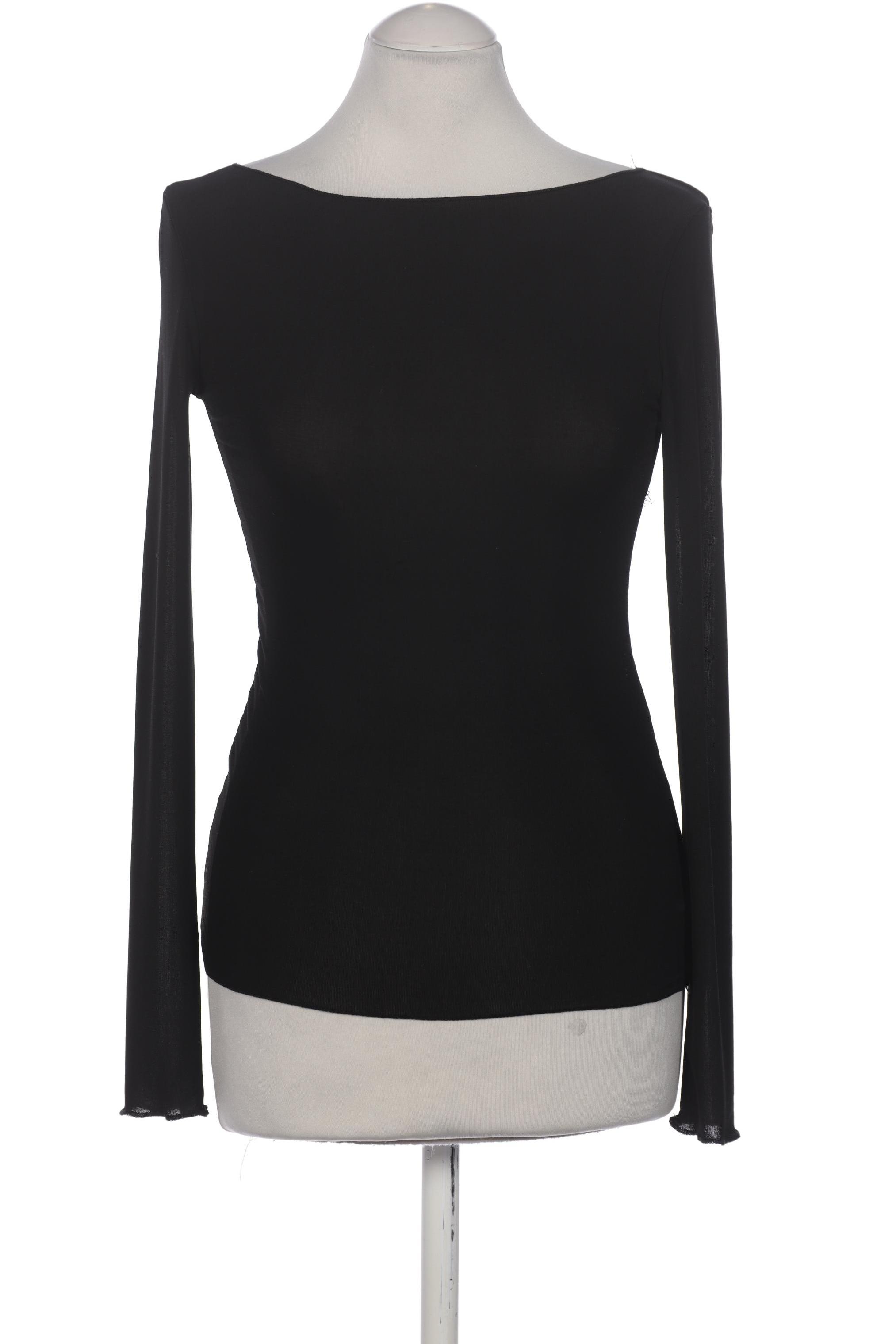 

Zara Damen Langarmshirt, schwarz, Gr. 36