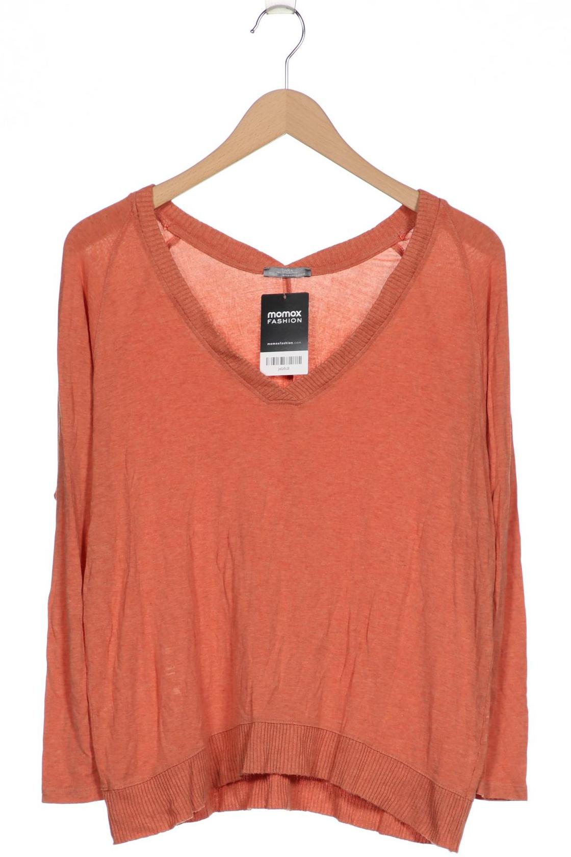 

ZARA Damen Langarmshirt, orange