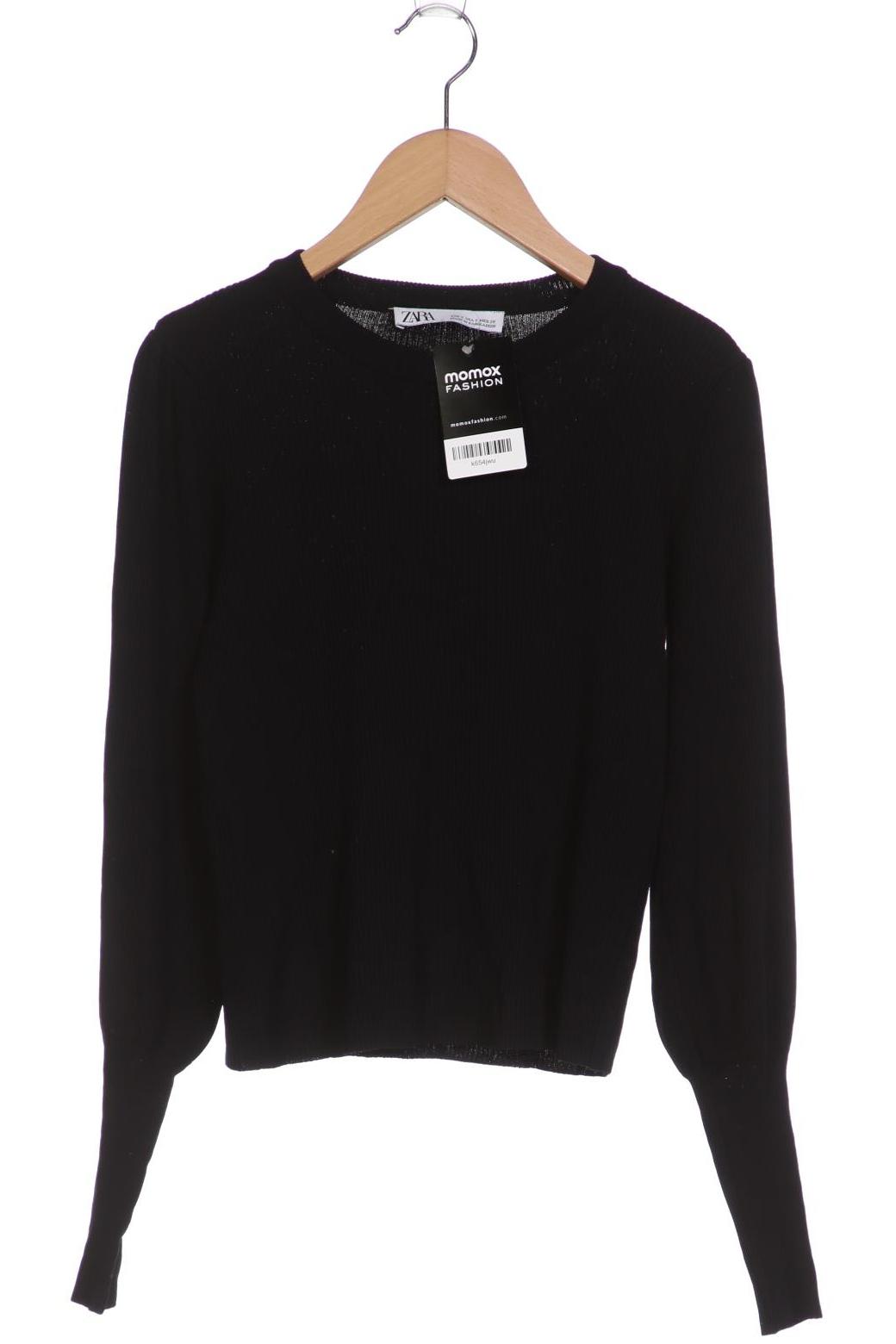 

ZARA Damen Langarmshirt, schwarz