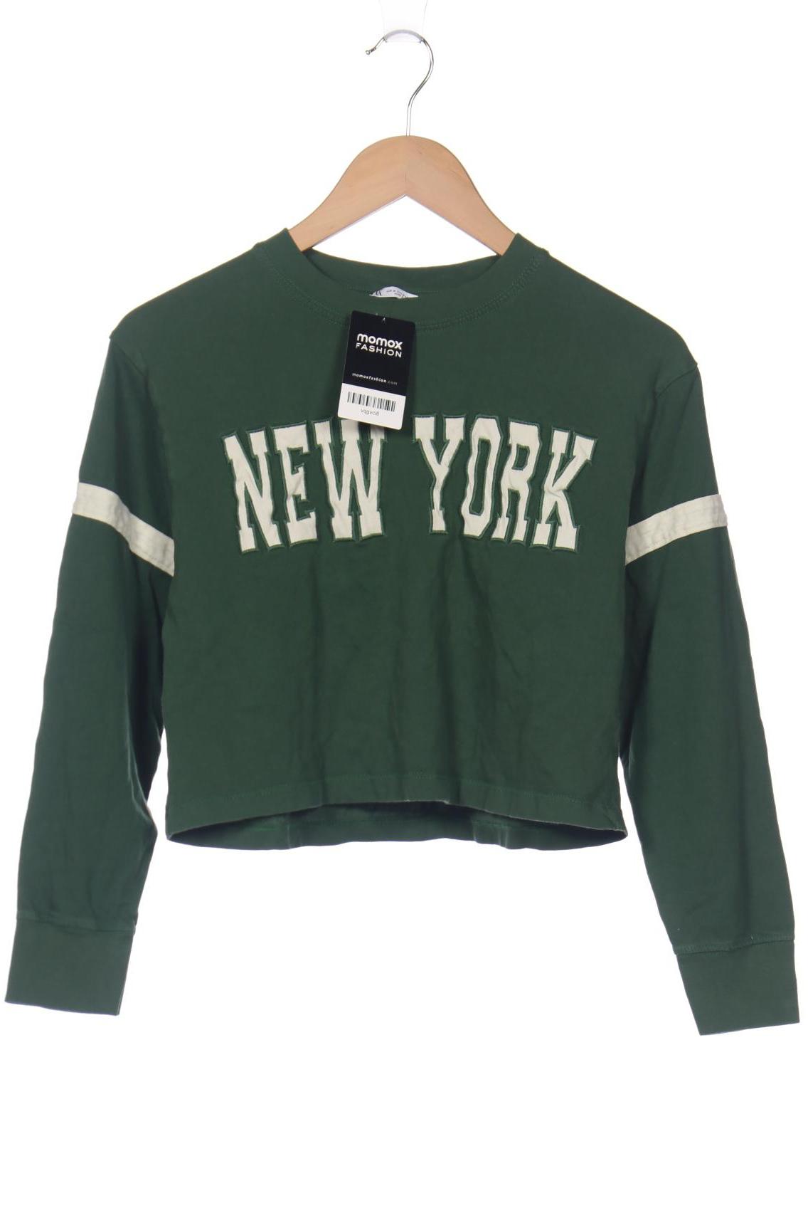 

ZARA Damen Langarmshirt, grün