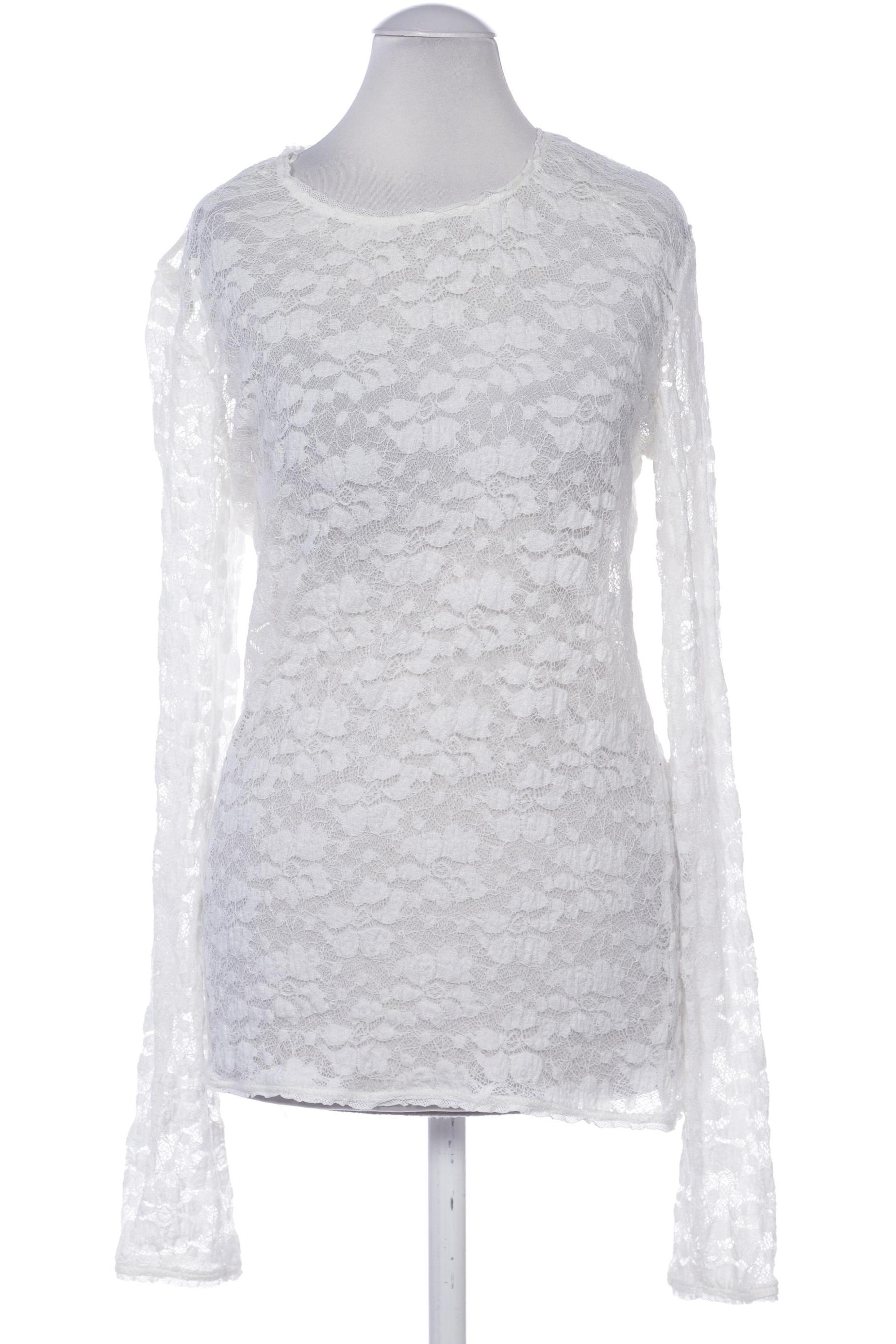 

Zara Damen Langarmshirt, cremeweiß, Gr. 36
