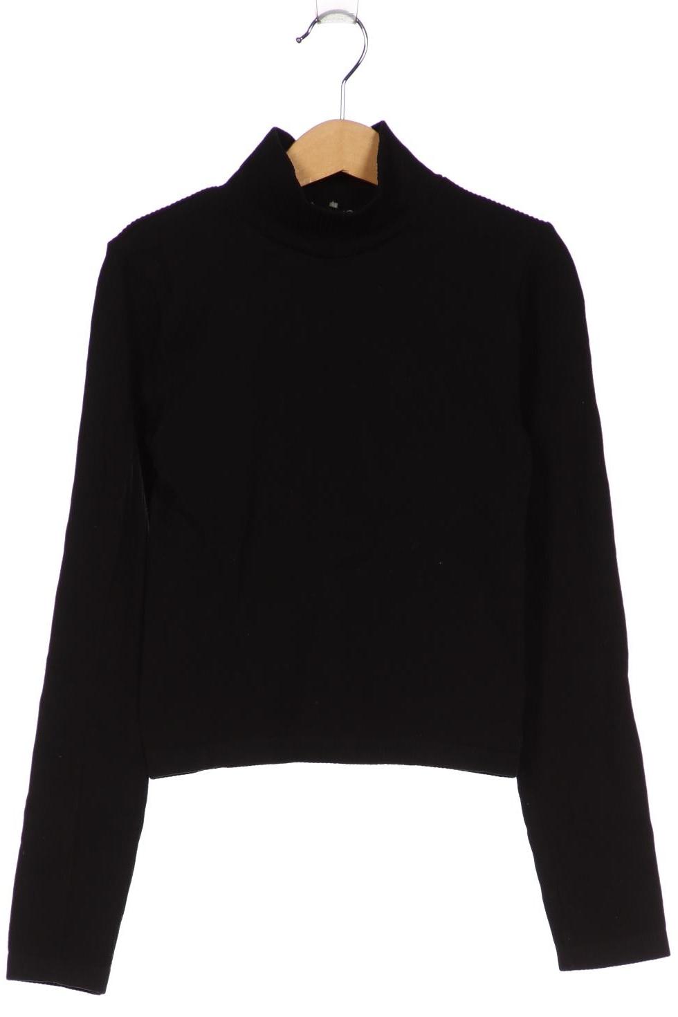 

Zara Damen Langarmshirt, marineblau, Gr. 34