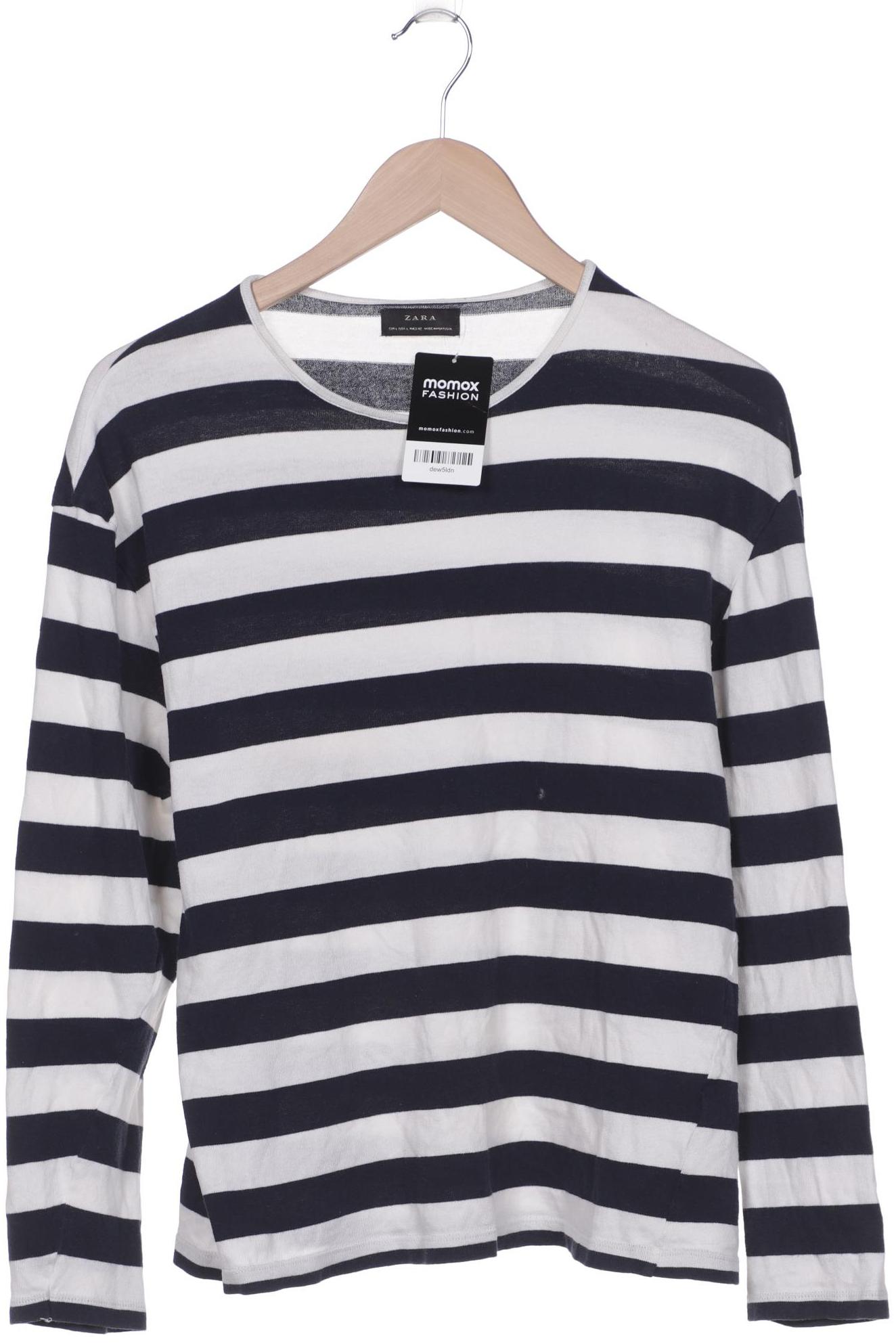 

ZARA Damen Langarmshirt, marineblau