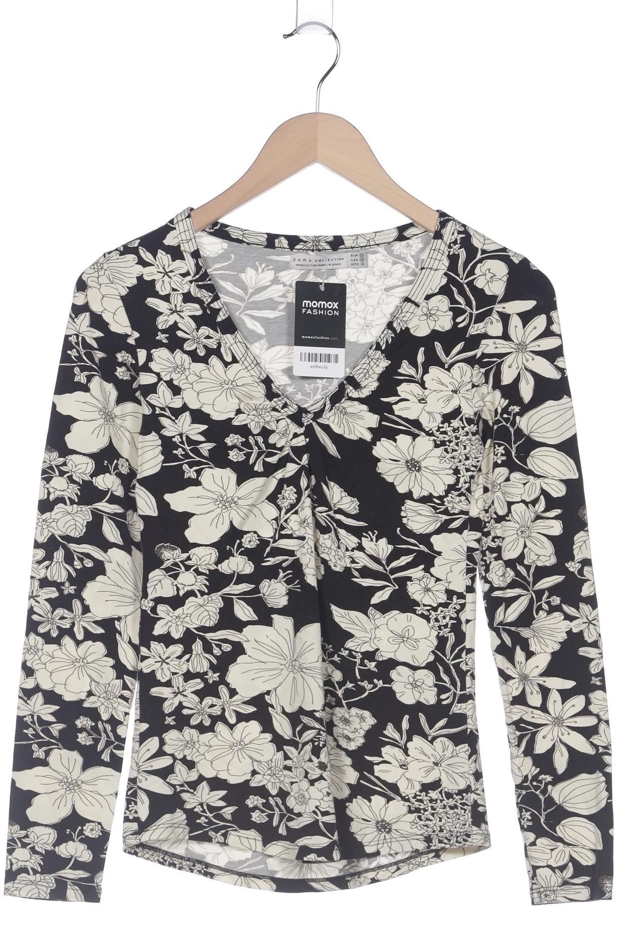 

Zara Damen Langarmshirt, schwarz, Gr. 38