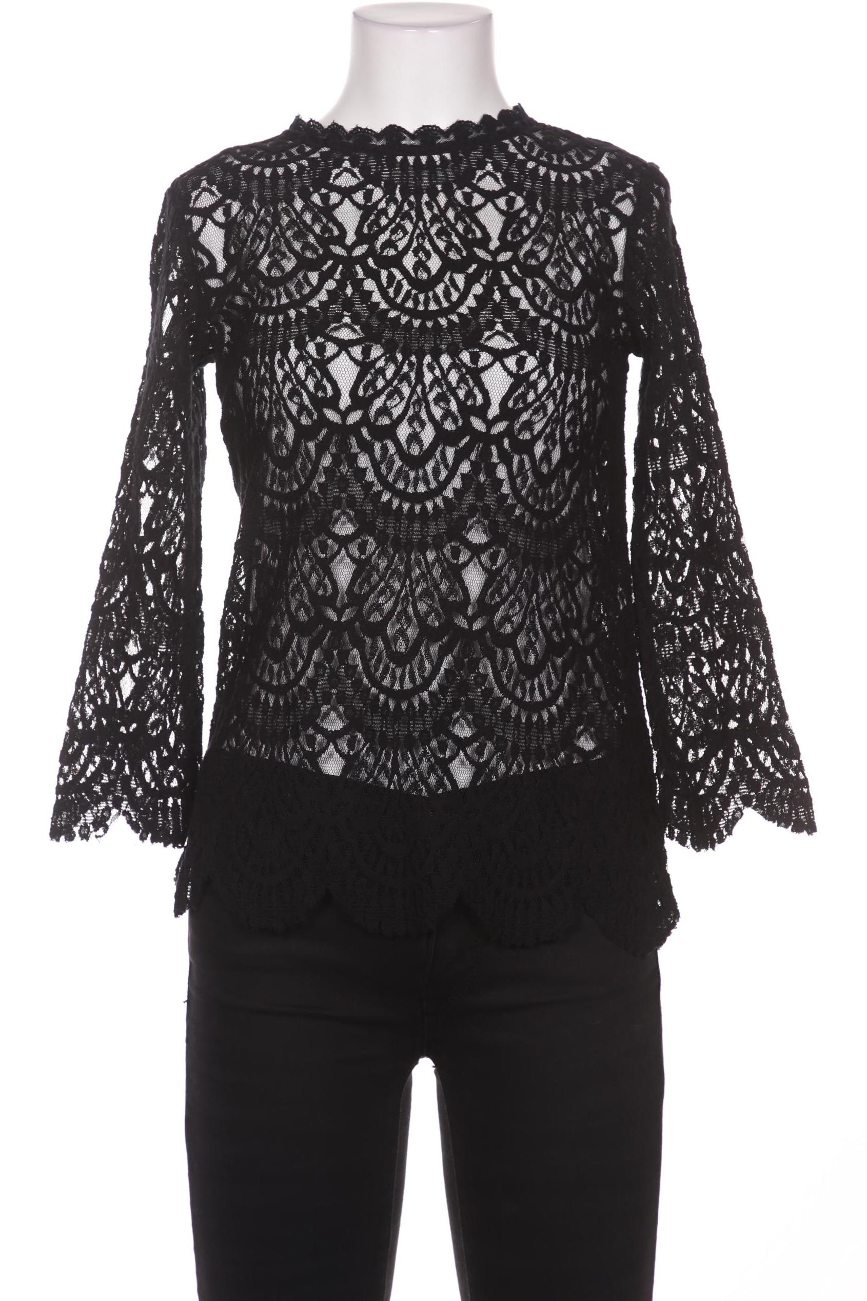 

Zara Damen Langarmshirt, schwarz, Gr. 36