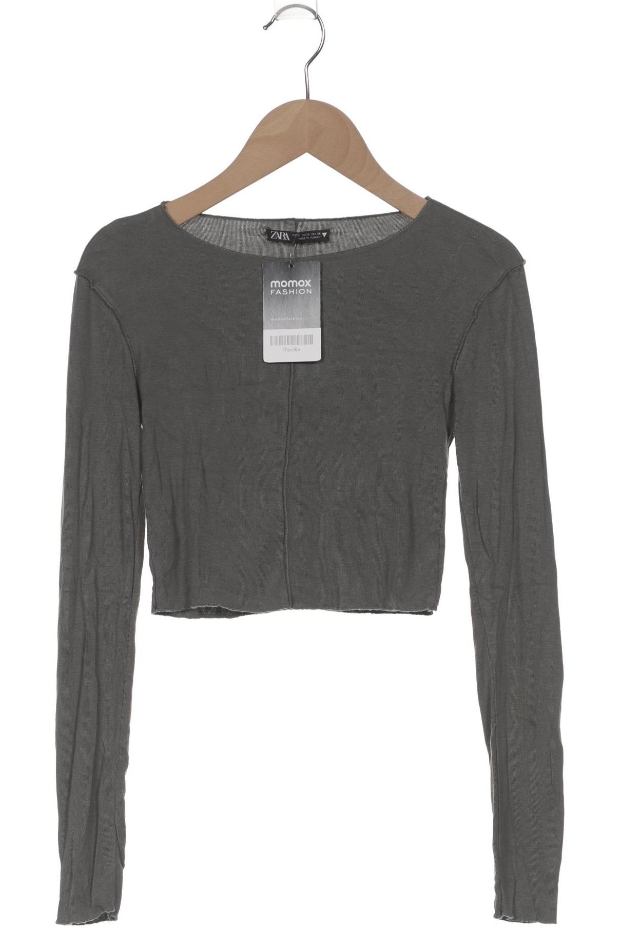 

Zara Damen Langarmshirt, grau, Gr. 36