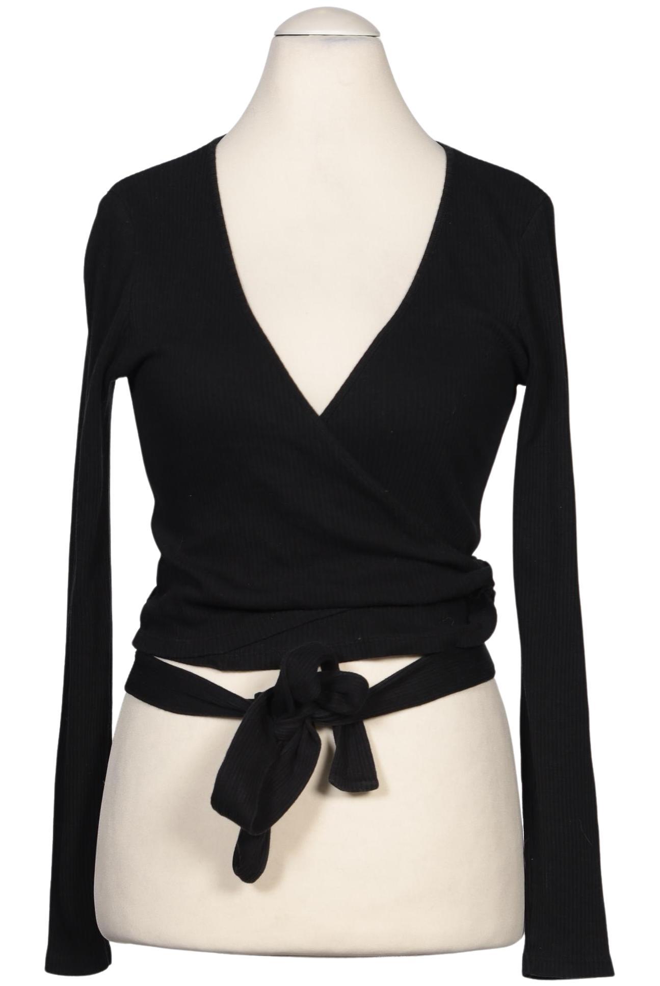 

Zara Damen Langarmshirt, schwarz, Gr. 38